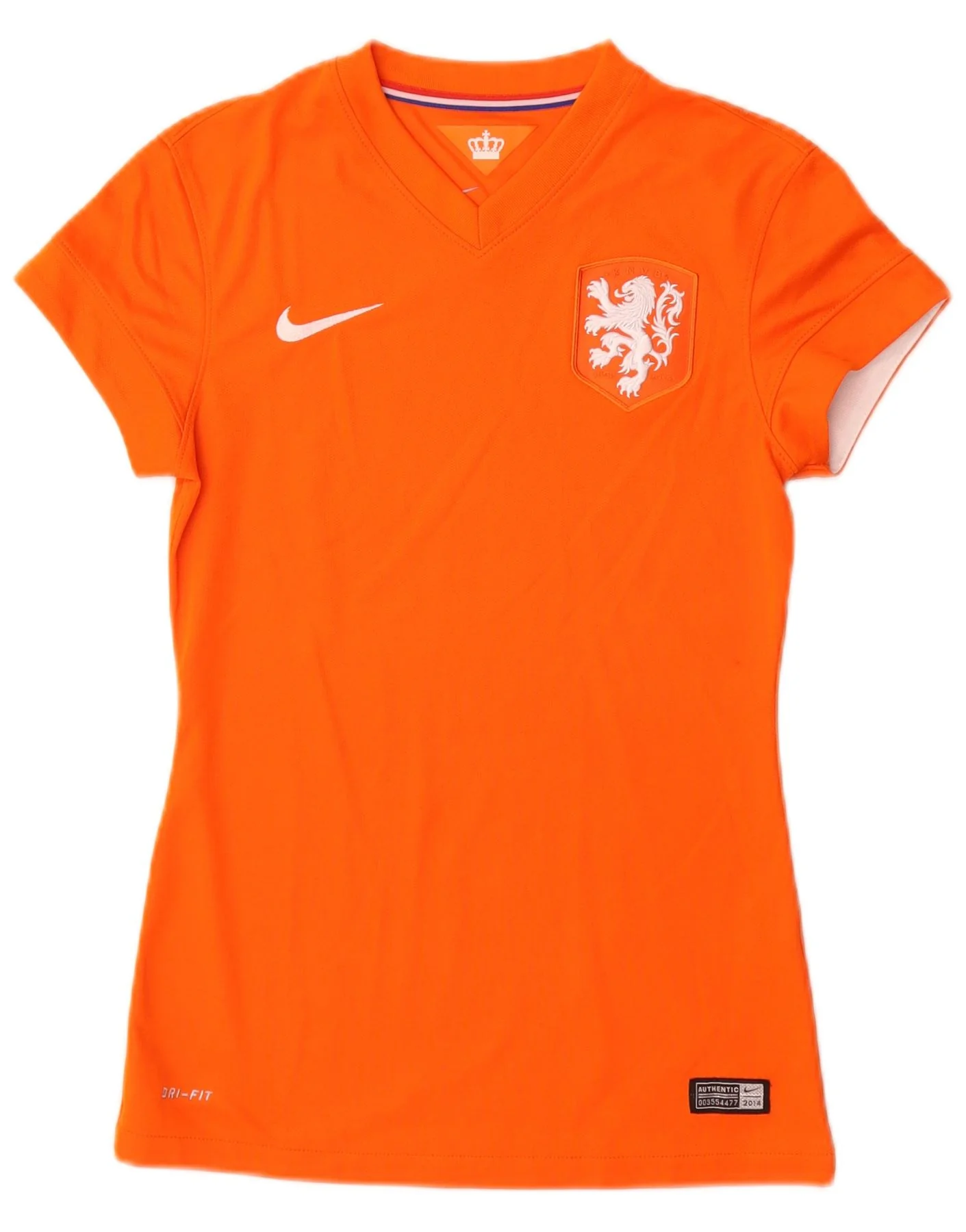 Nike Womens Graphic T-Shirt Top UK 6 XS Orange