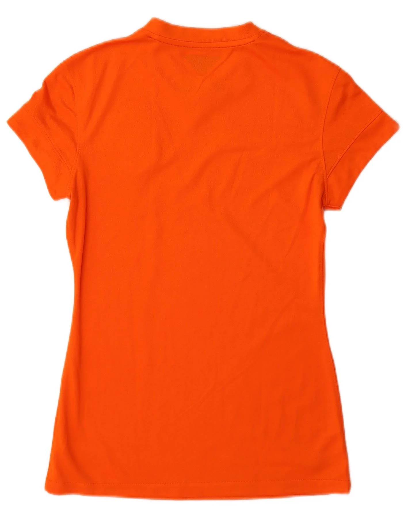 Nike Womens Graphic T-Shirt Top UK 6 XS Orange - Image 2