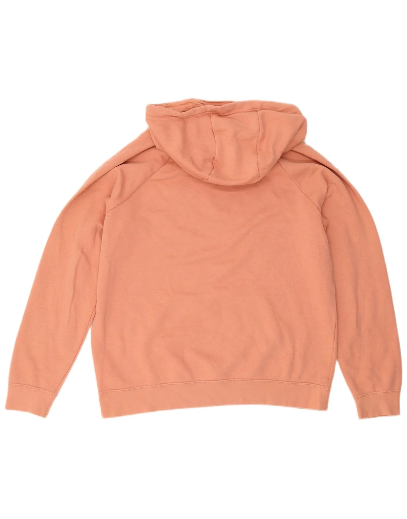 Nike Womens Hoodie Jumper UK 16 Large Pink Cotton - Image 2