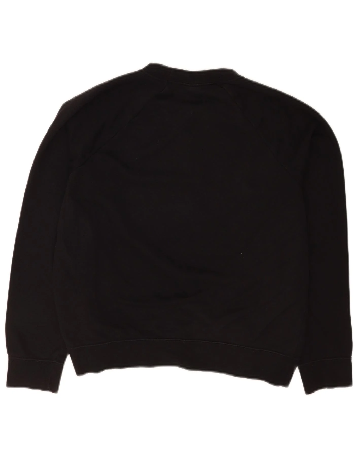 Nike Womens Loose Fit Sweatshirt Jumper UK 14 Medium Black Cotton - Image 2