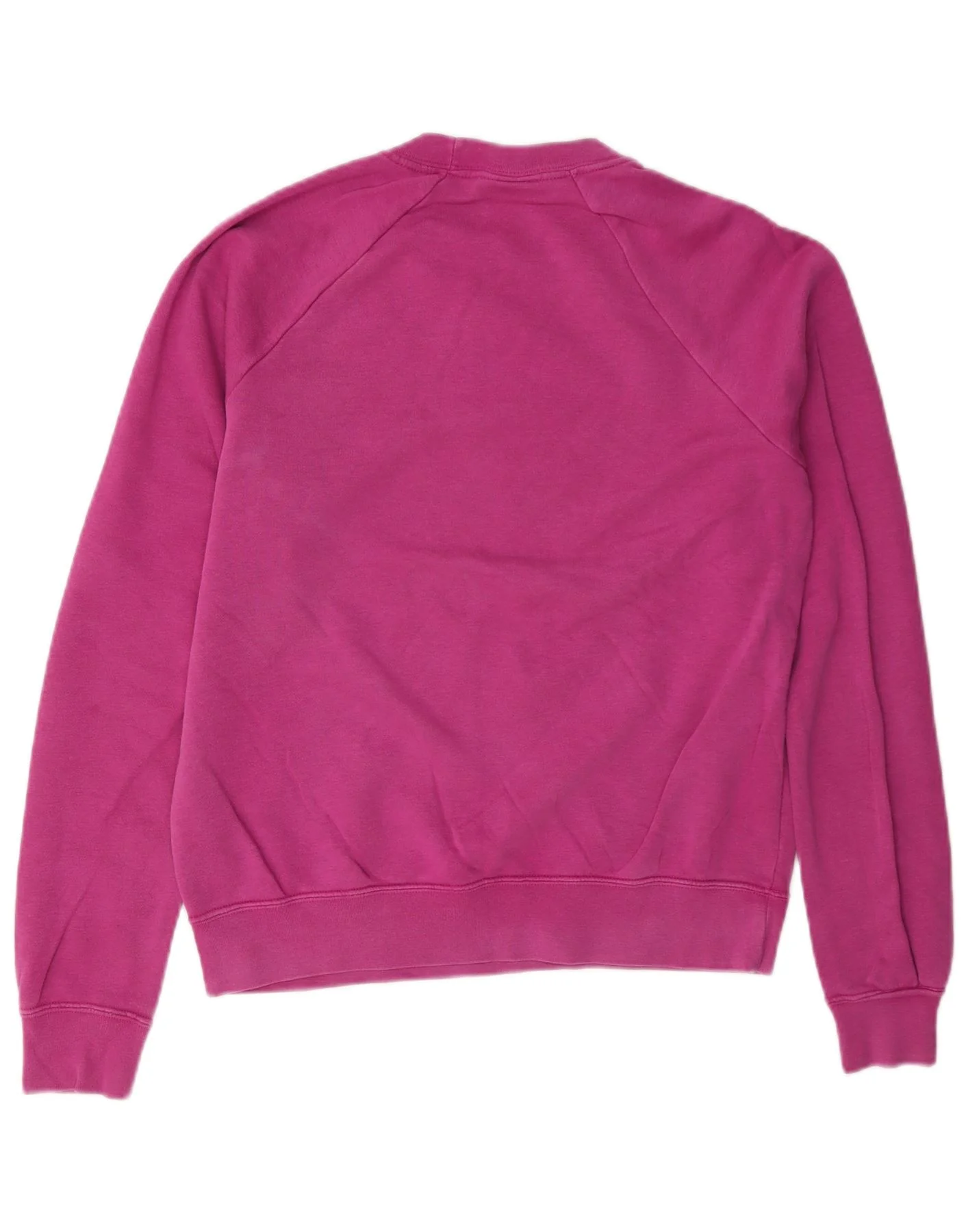 Nike Womens Oversized Sweatshirt Jumper UK 10 Small Pink Cotton - Image 2