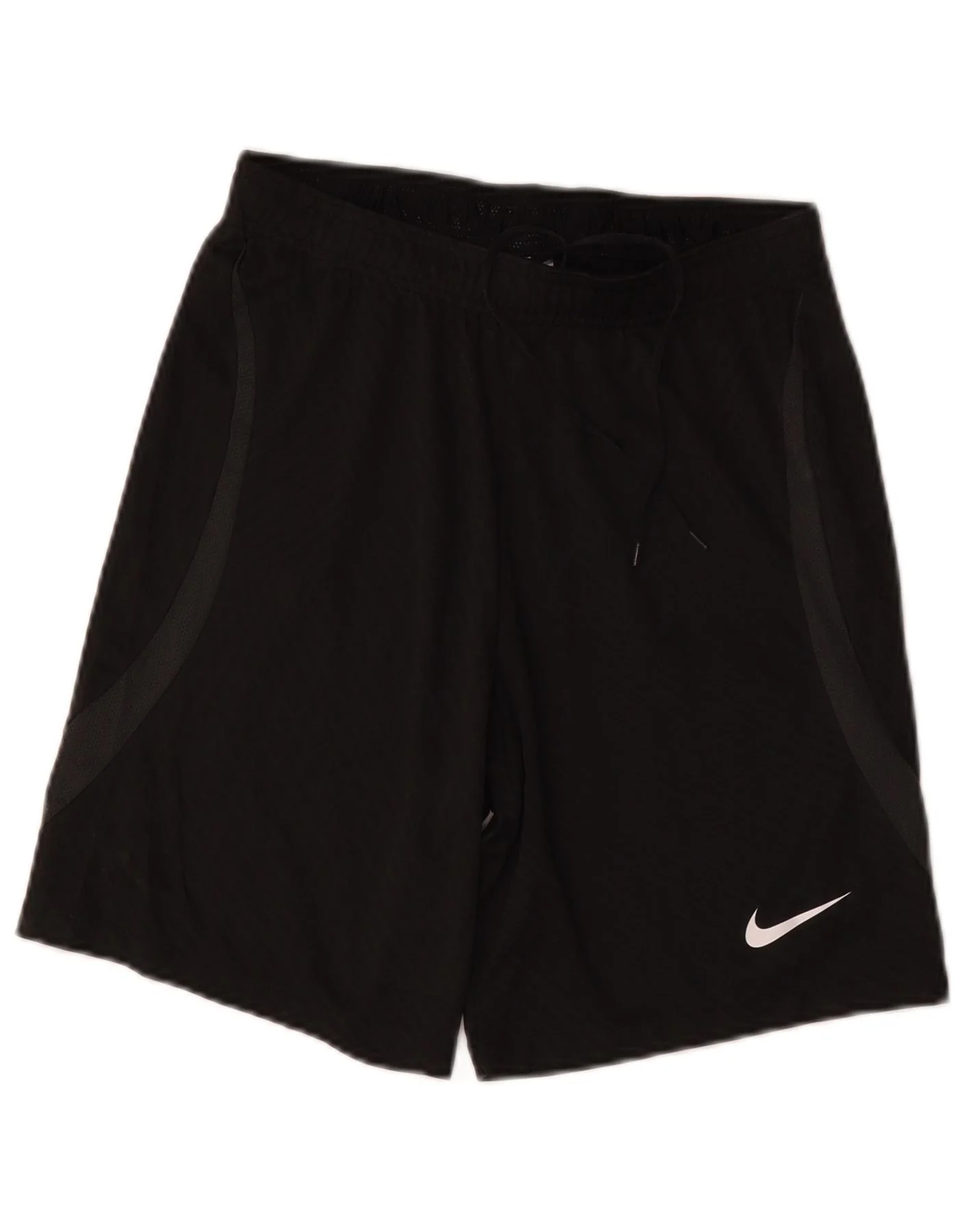 Nike Womens Slim Fit Sport Shorts UK 10 Small Black Polyester Sports
