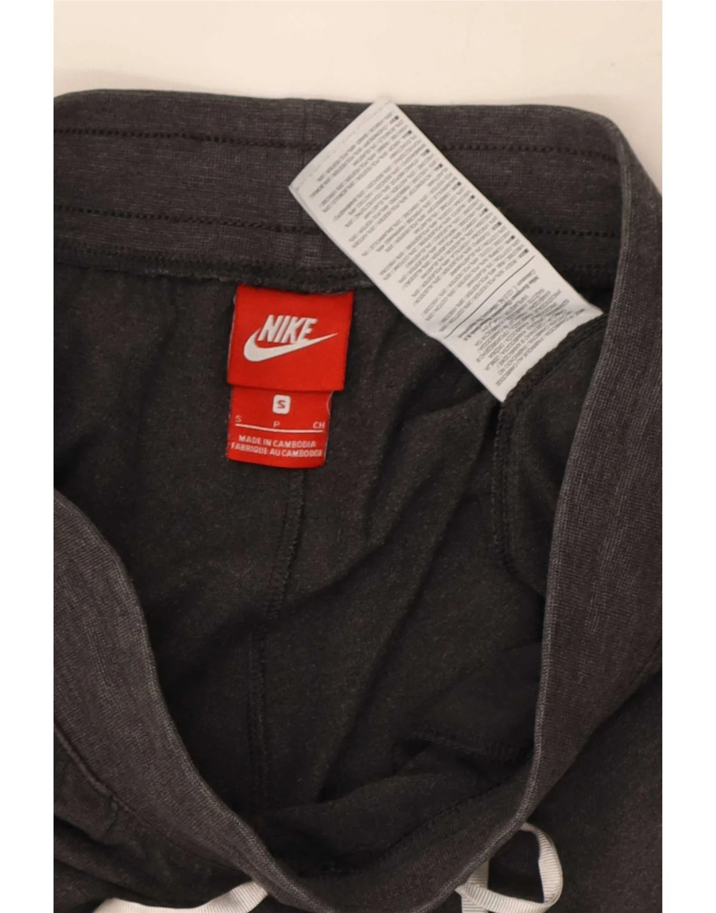 Nike Womens Sport Shorts UK 10 Small Grey Polyester - Image 4
