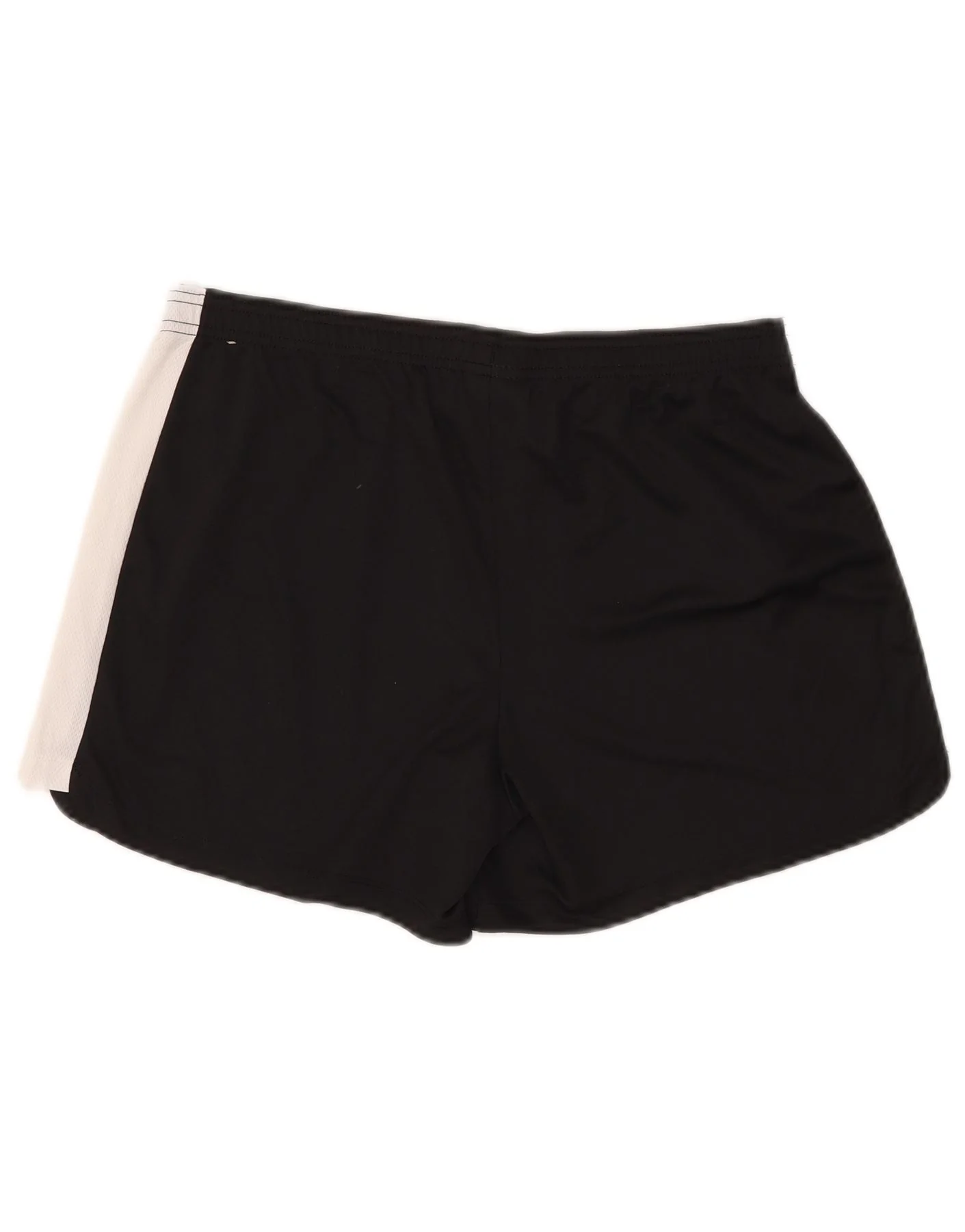 Nike Womens Sport Shorts UK 16 Large Black Colourblock Polyester - Image 2