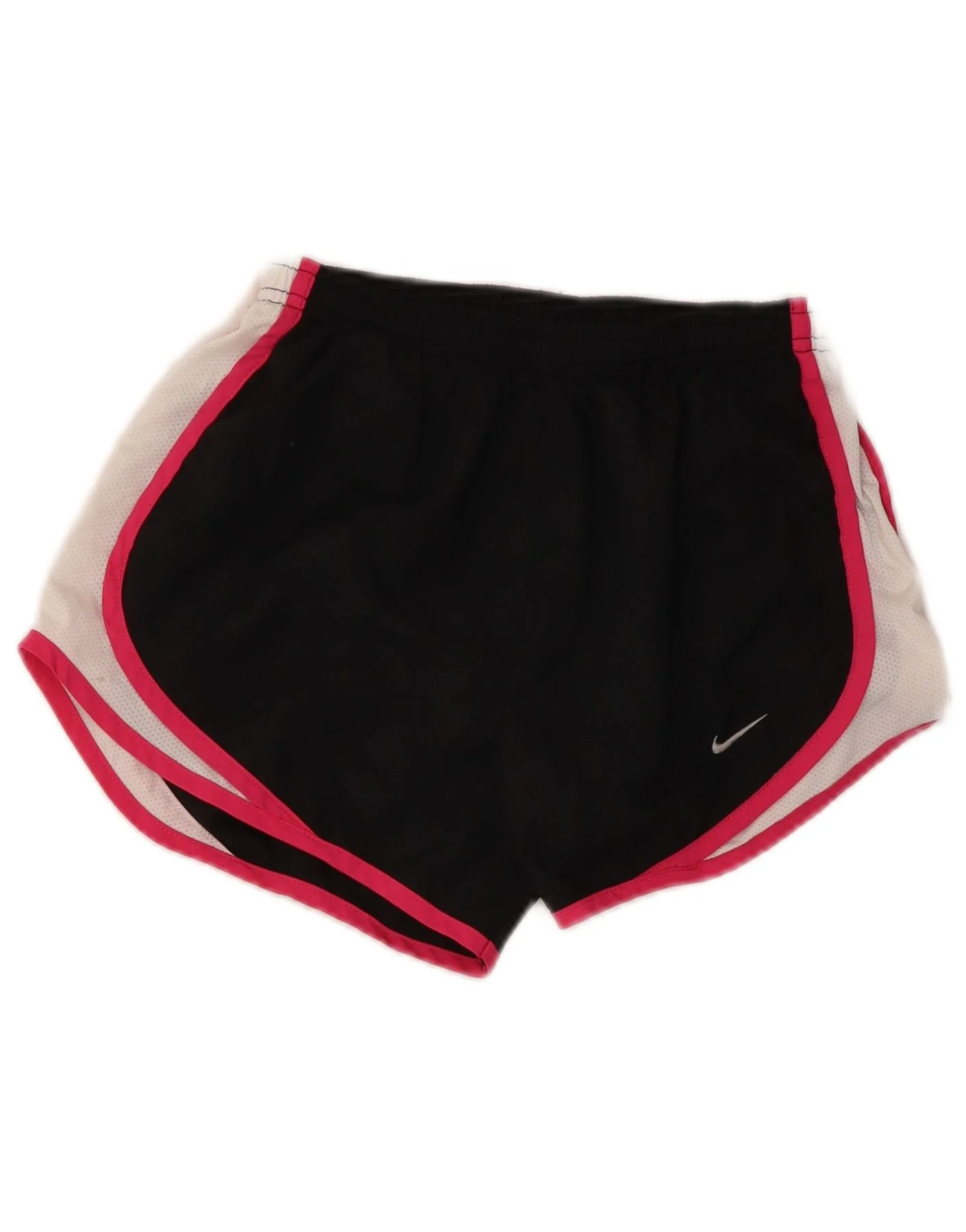 Nike Womens Sport Shorts UK 6/8 XS Black Colourblock Polyester