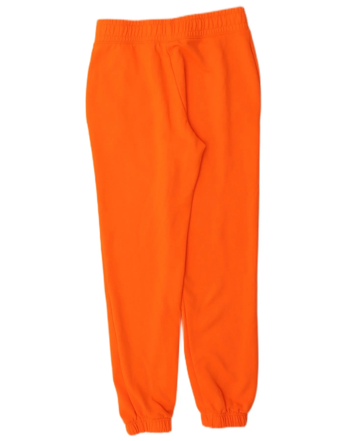 Nike Womens Swoosh Graphic Tracksuit Trousers Joggers UK 8 Small Orange - Image 2