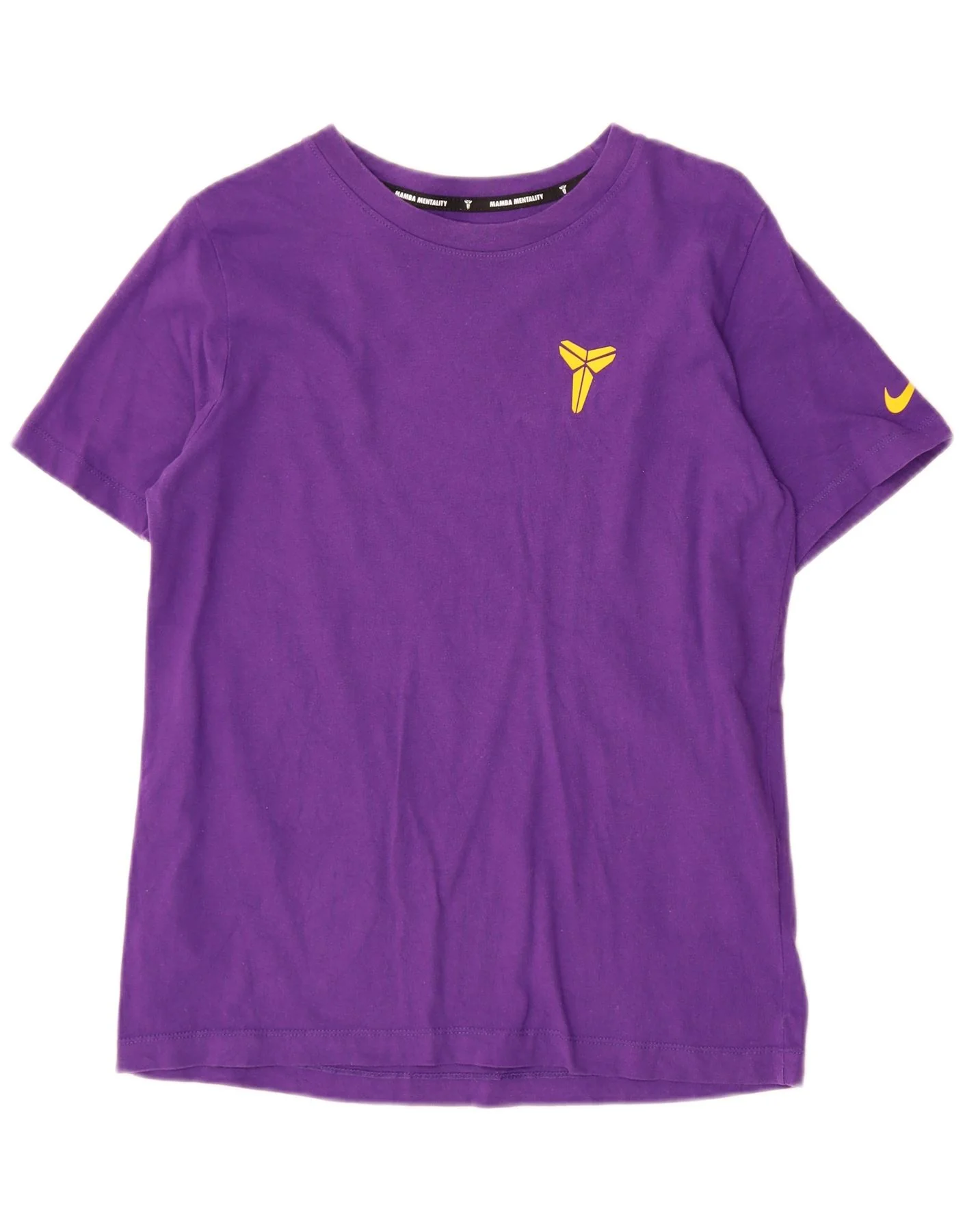 Nike Womens T-Shirt Top UK 18 XL Purple Cotton