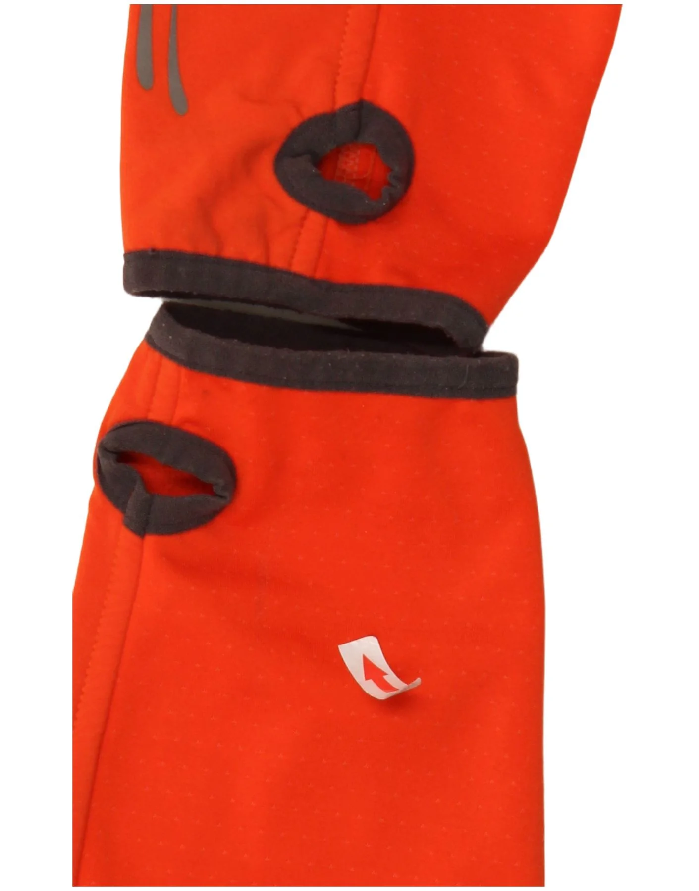 Nike Womens Therma-Fit Zip Neck Fleece Jumper UK 16/18 XL Orange Polyester - Image 5