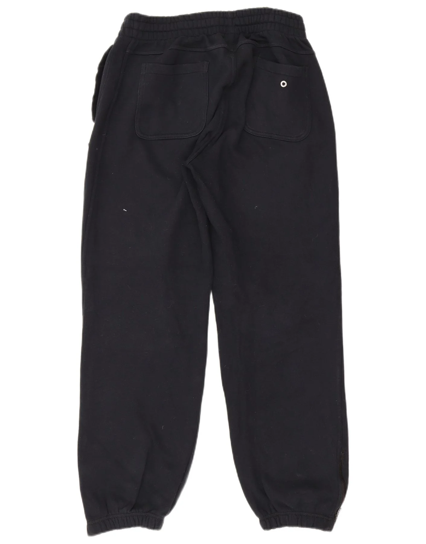 Nike Womens Tracksuit Trousers Joggers UK 12 Medium Navy Blue Cotton - Image 2