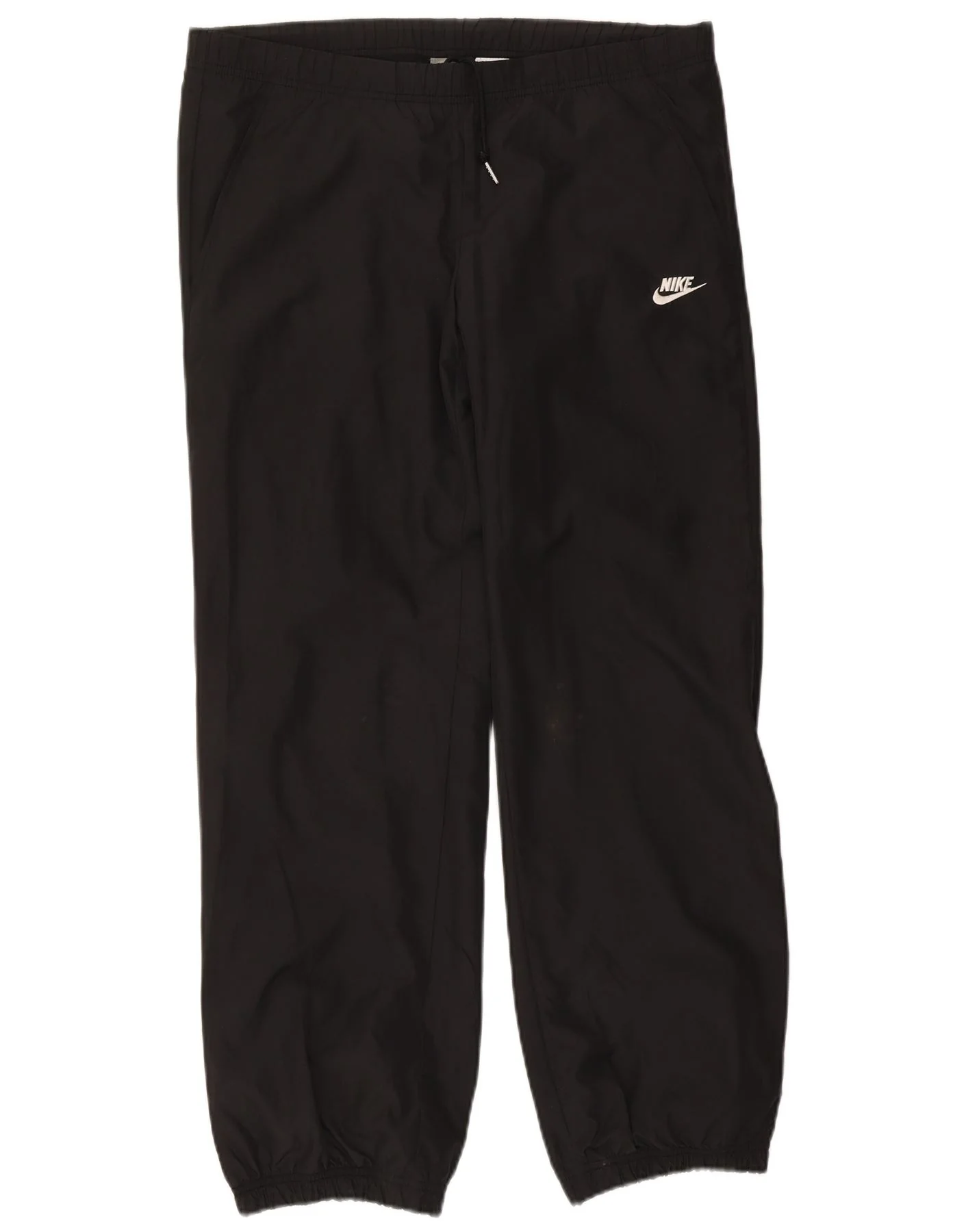 Nike Womens Tracksuit Trousers Joggers UK 14/16 Large Black Polyester
