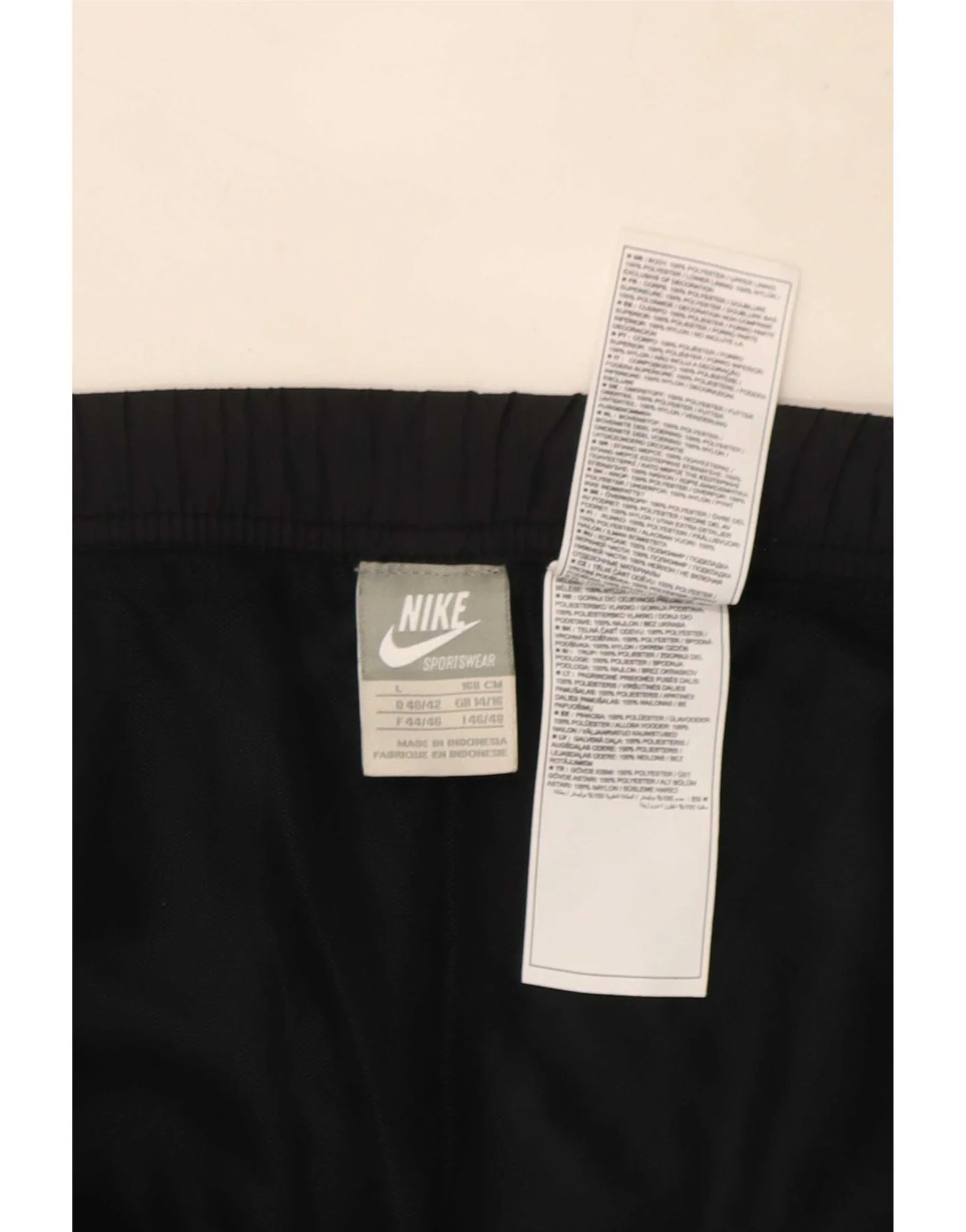 Nike Womens Tracksuit Trousers Joggers UK 14/16 Large Black Polyester - Image 4