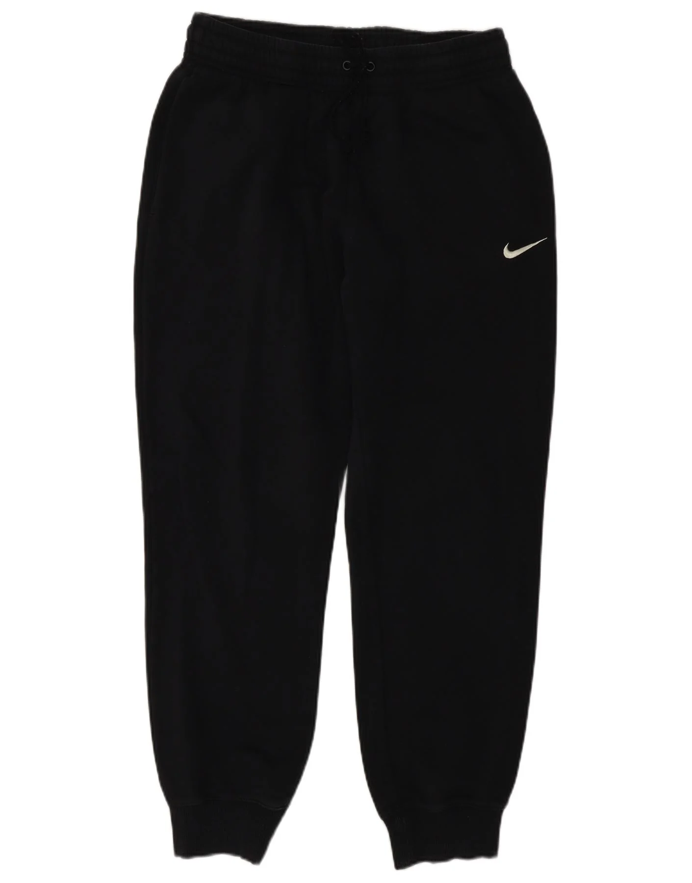 Nike Womens Tracksuit Trousers Joggers UK 14 Medium Black Cotton