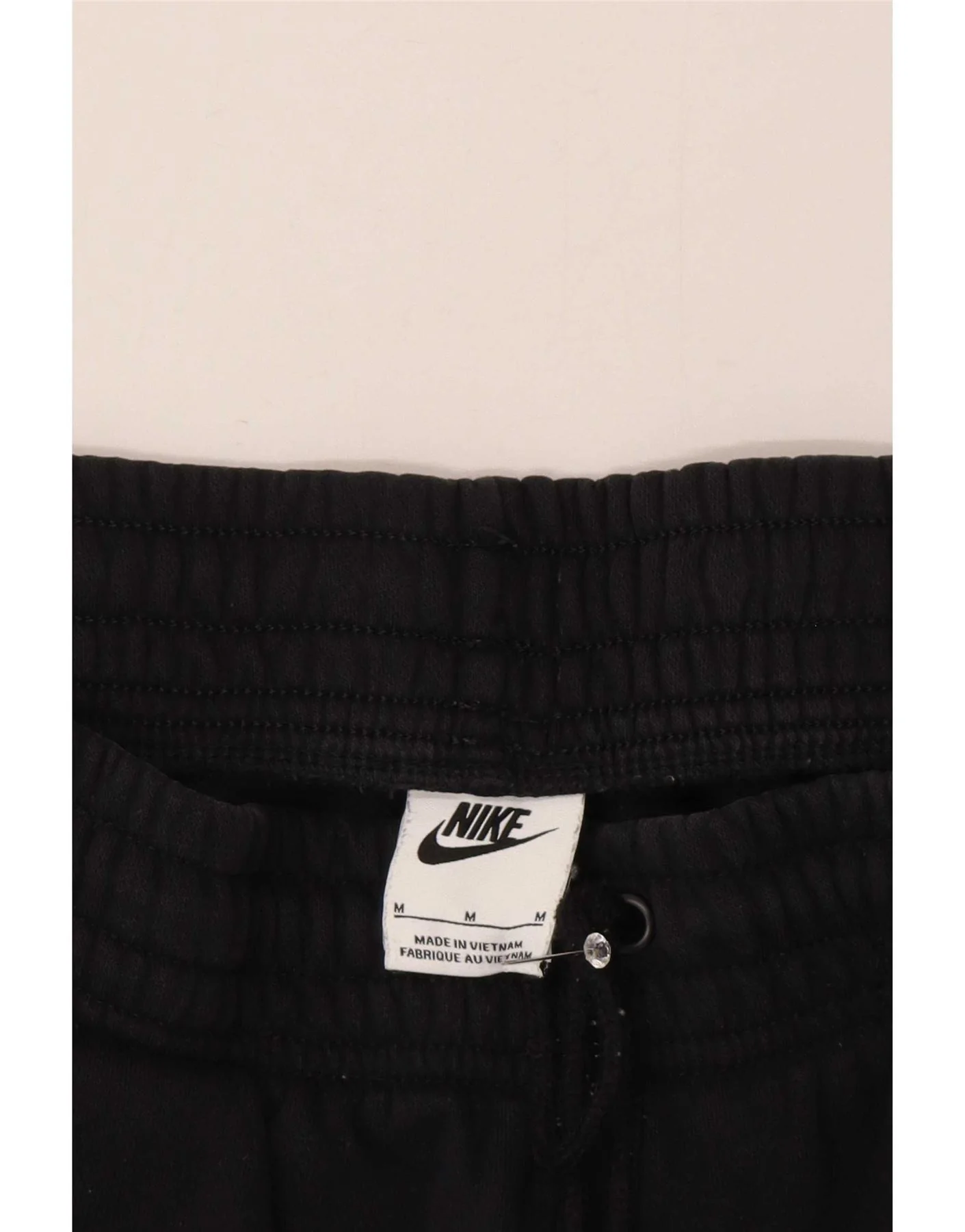 Nike Womens Tracksuit Trousers Joggers UK 14 Medium Black Cotton - Image 4