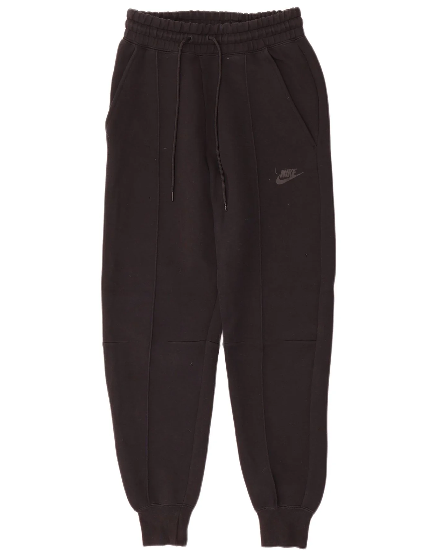 Nike Womens Tracksuit Trousers Joggers UK 6 XS Black Cotton