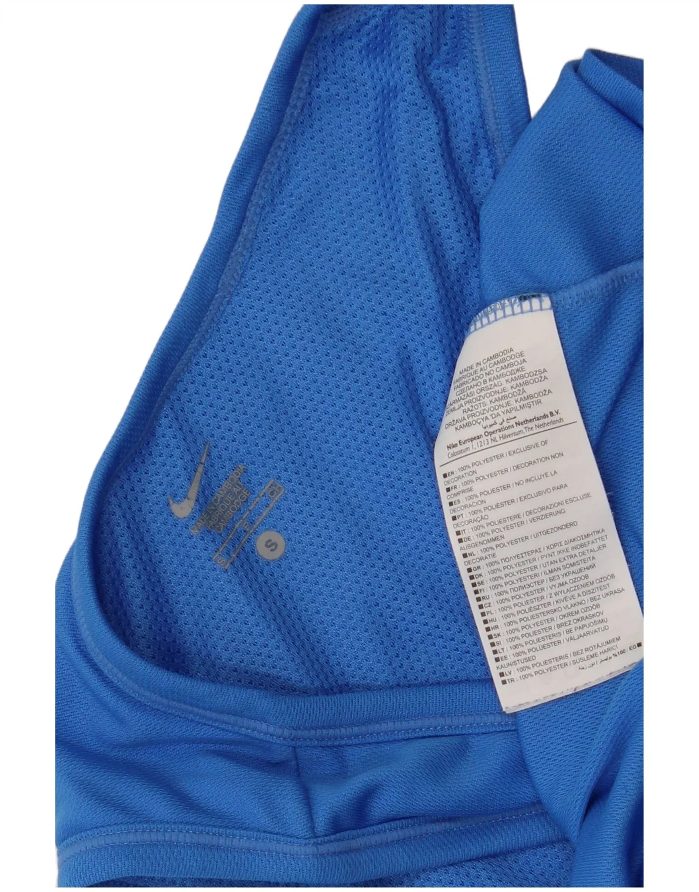 Nike Womens Vest Top UK 8 Small Blue Polyester - Image 4