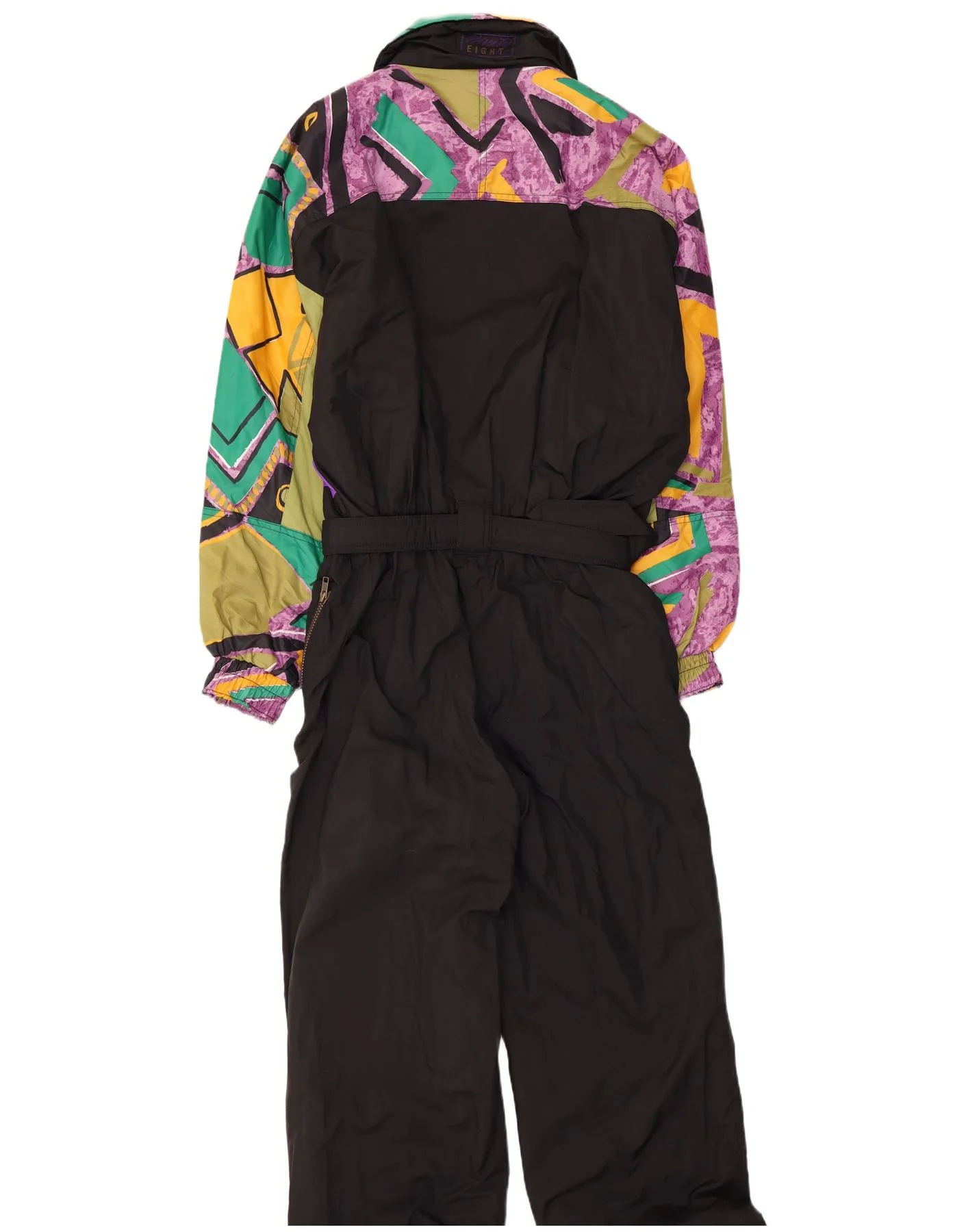 Ninety Eight Mens Ski Jumpsuit IT 50 Large Multicoloured Colourblock - Image 2
