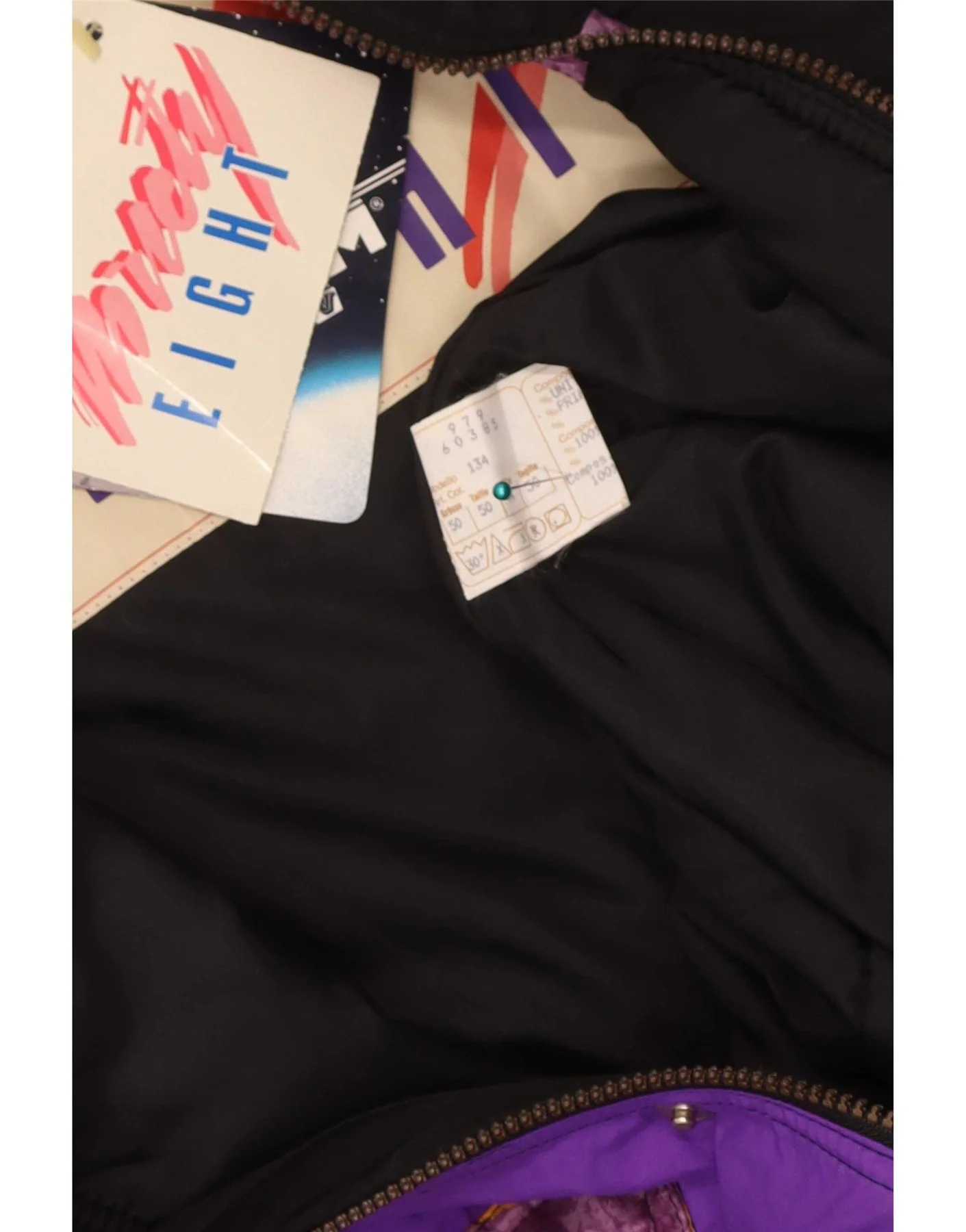 Ninety Eight Mens Ski Jumpsuit IT 50 Large Multicoloured Colourblock - Image 4