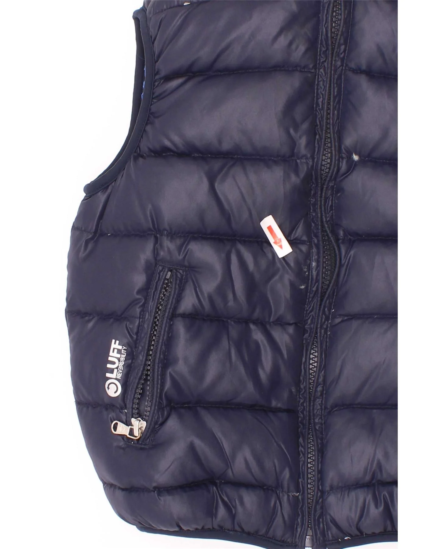 North Sails Boys Reversible Padded Gilet 3-4 Years Navy Blue Polyester - Image 7