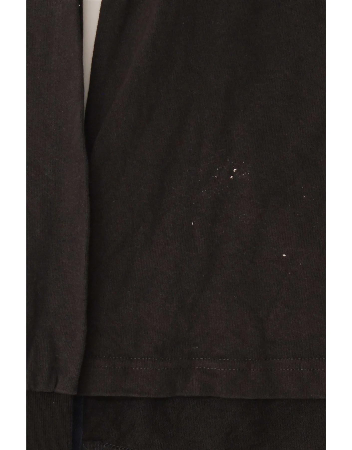 North Sails Mens Graphic Rugby Polo Shirt Small Black Colourblock - Image 3