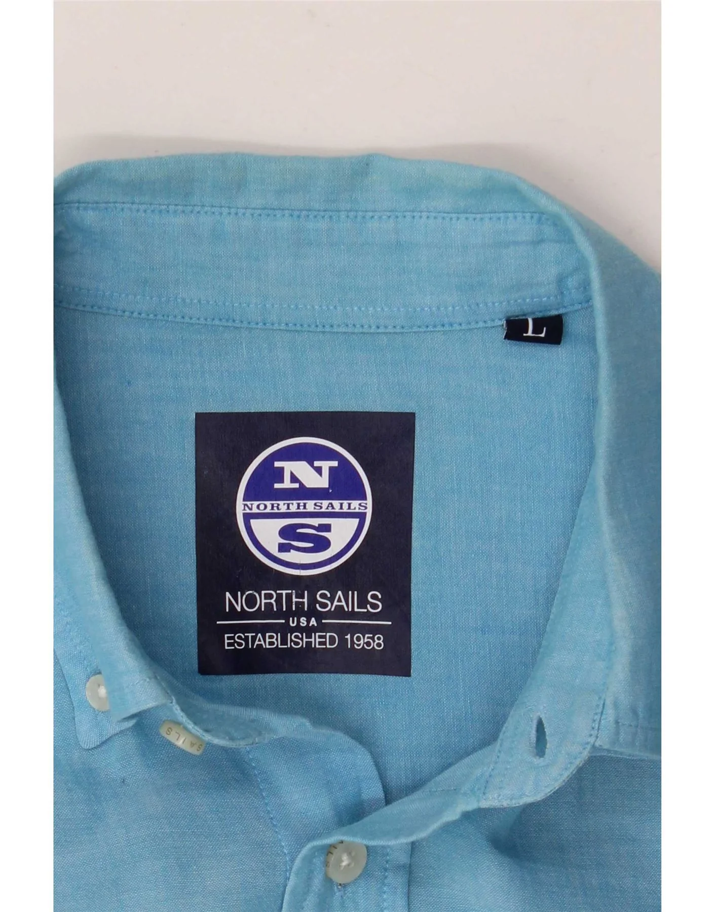 North Sails Mens Shirt Large Blue - Image 3