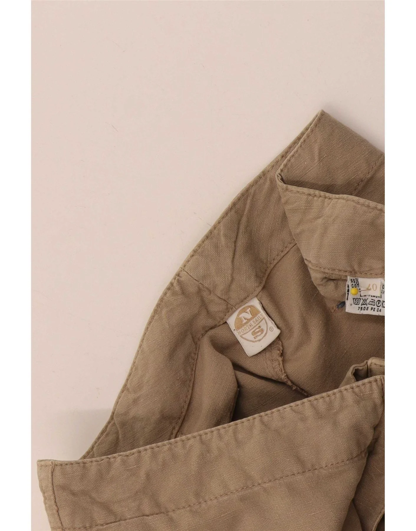 North Sails Womens Capri Trousers EU 40 Medium W30 L22 Beige Cotton - Image 4