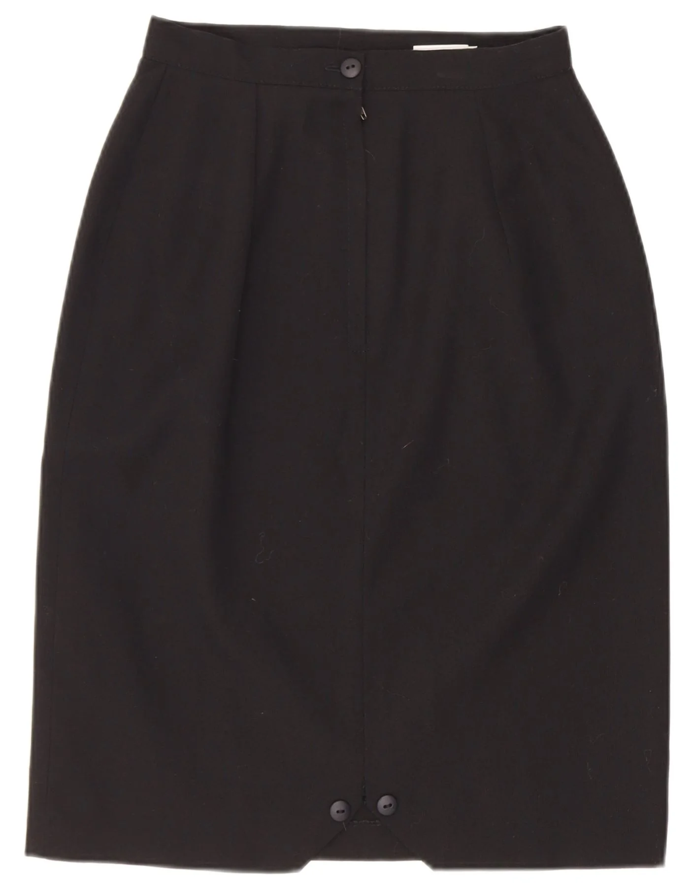 Notice Womens High Waist Pencil Skirt UK 10 Small W22 Black Polyester - Image 2