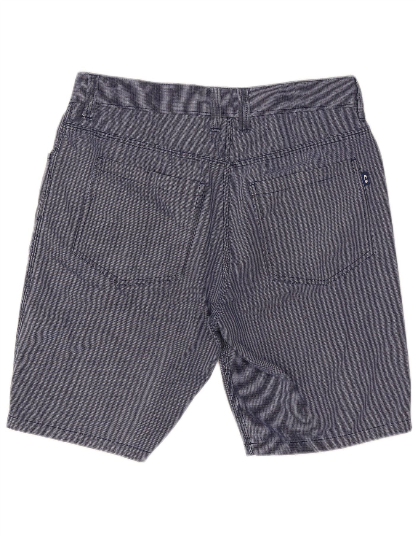 Oakley Mens Casual Shorts W32 Medium Blue Cotton - Image 2
