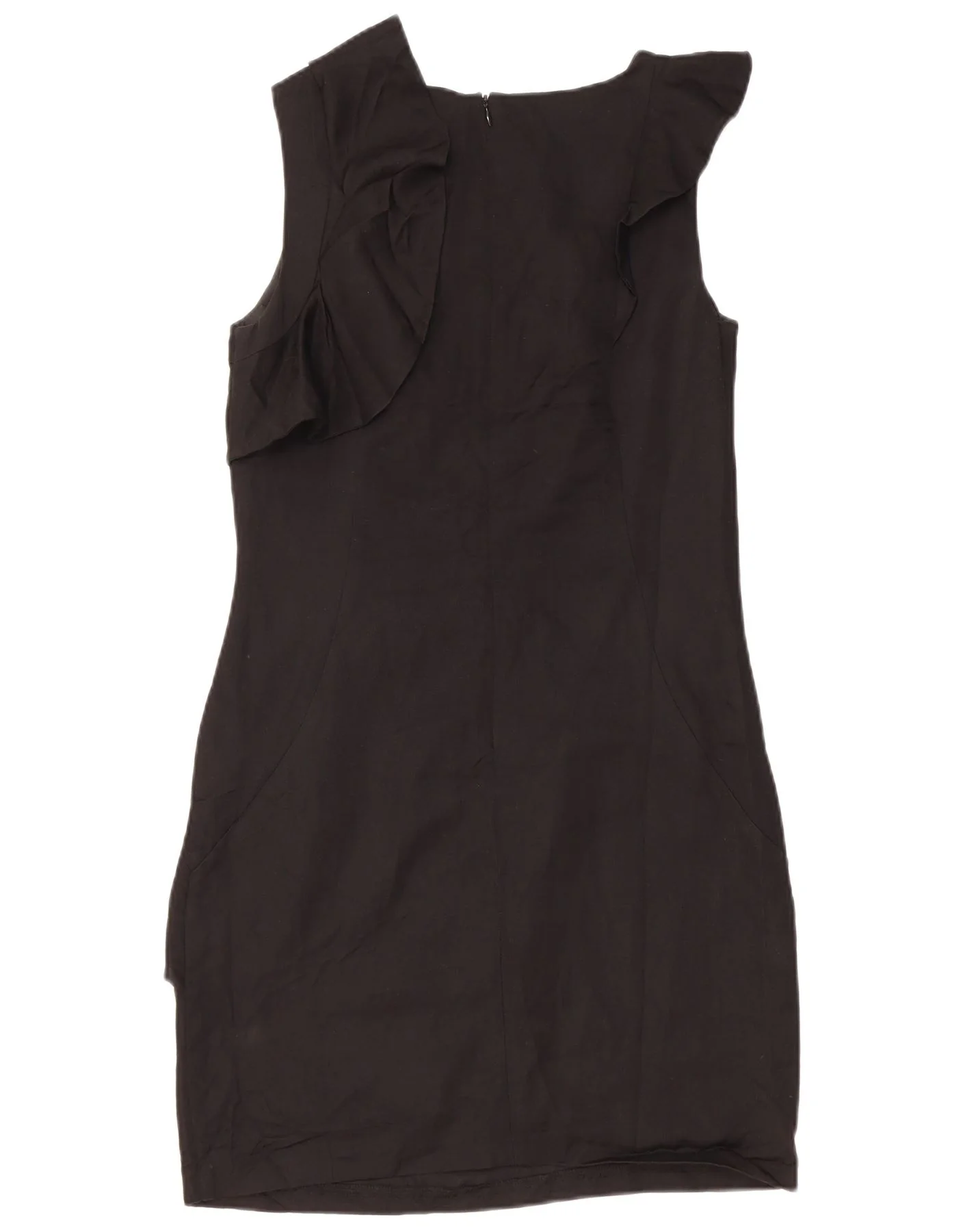 Oasis Womens Sleeveless Sheath Dress UK 10 Small Black Viscose - Image 2