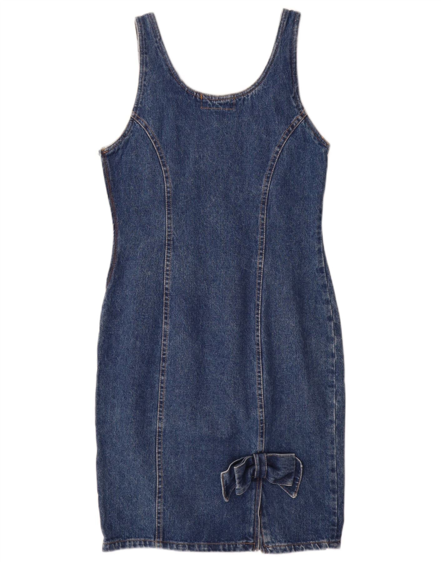 Oleg Cassini Womens Sleeveless Denim Dress IT 42 Medium Blue - Image 2