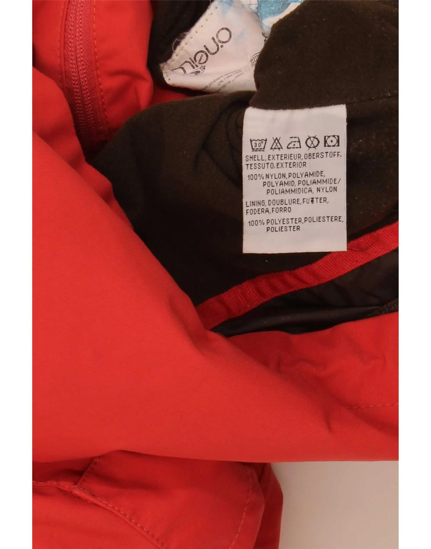 O'Neill Womens Windbreaker Jacket UK 10 Small Red Nylon - Image 3
