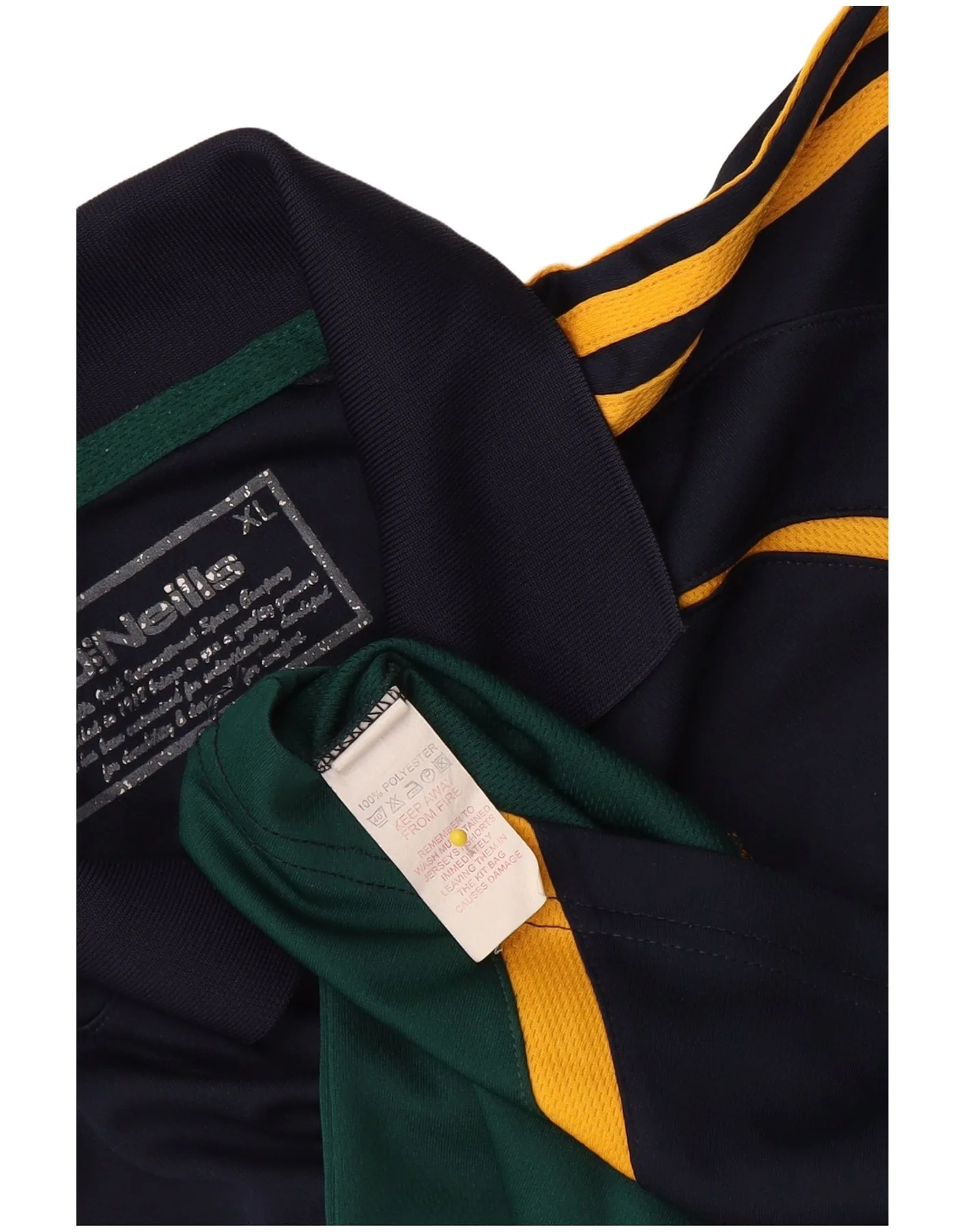 O'Neills Mens Polo Shirt XL Navy Blue Colourblock Polyester - Image 3