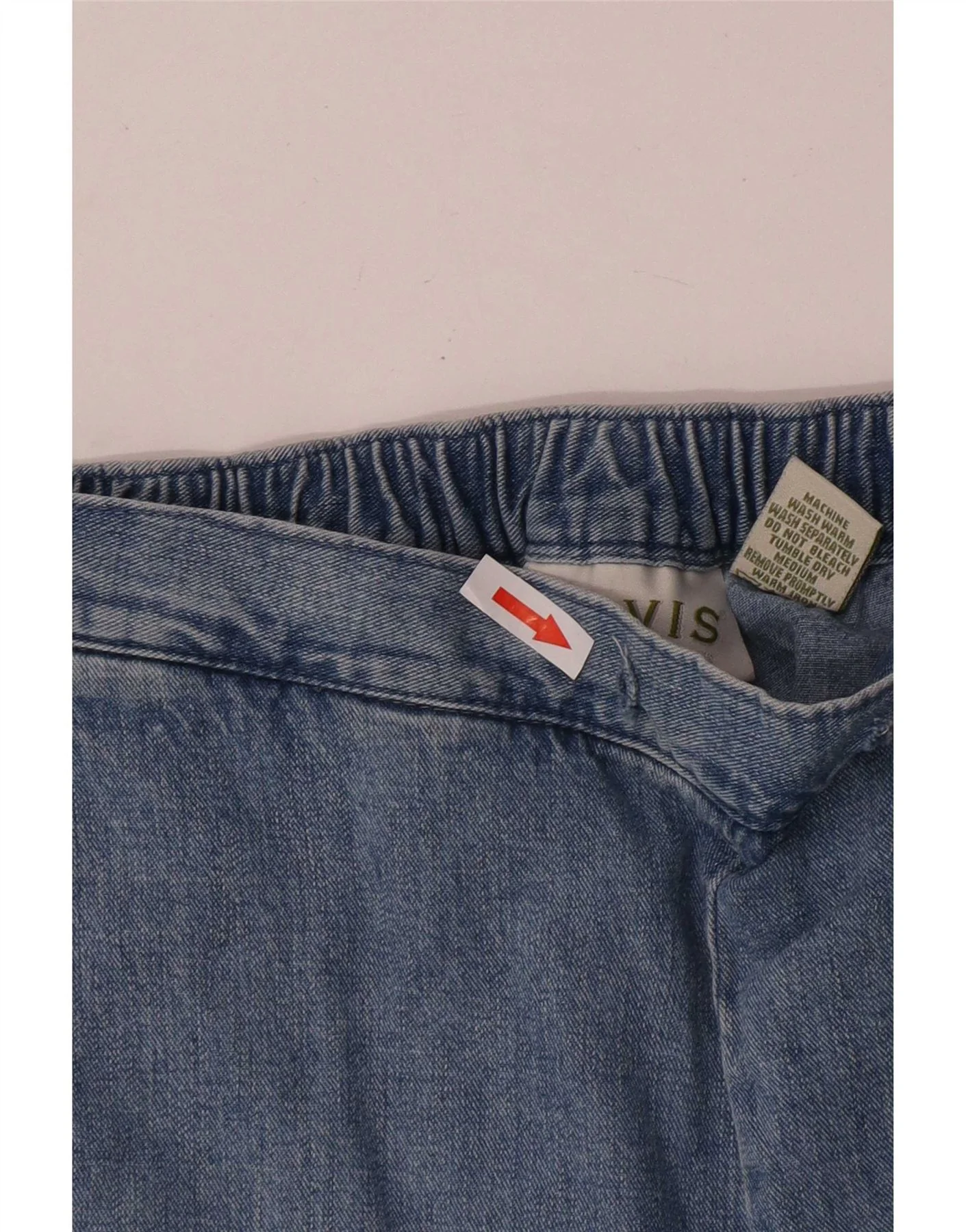 Orvis Womens Regular Straight Jeans Small W32 L25 Blue Cotton - Image 3