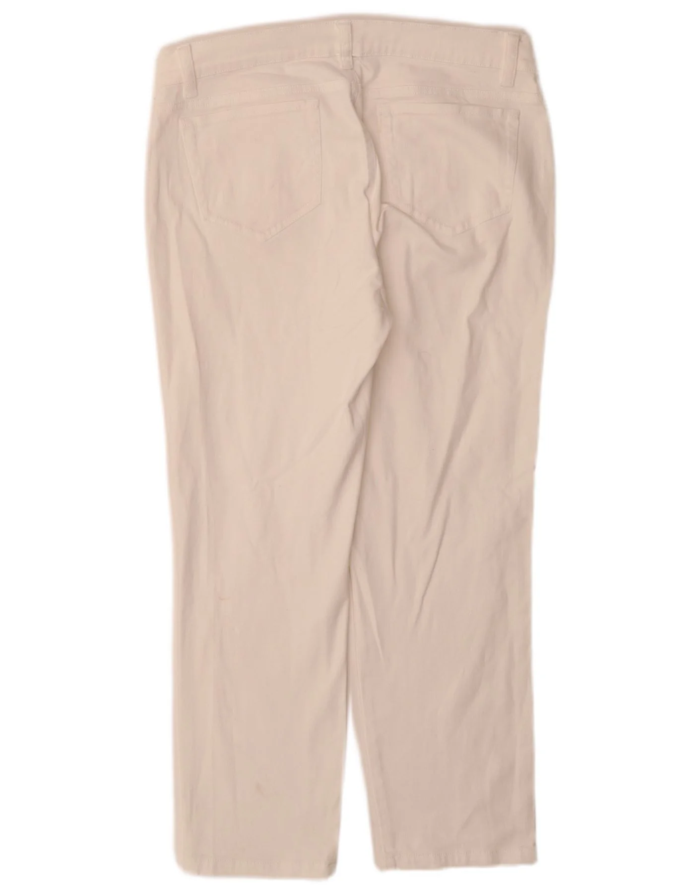Orvis Womens Straight Jeans US 10 Large W30 L28 White Cotton - Image 2