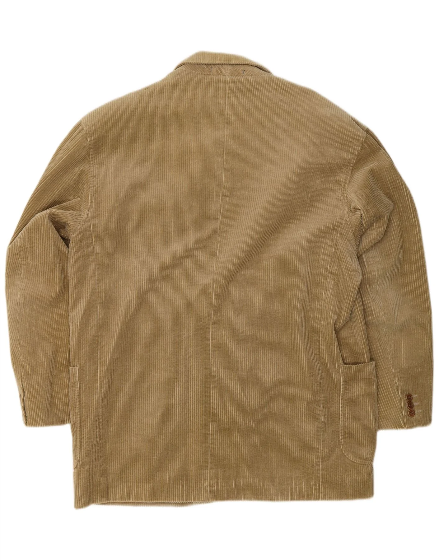 Part Two Mens Corduroy 3 Button Blazer Jacket US 42 XL Beige Cotton - Image 2