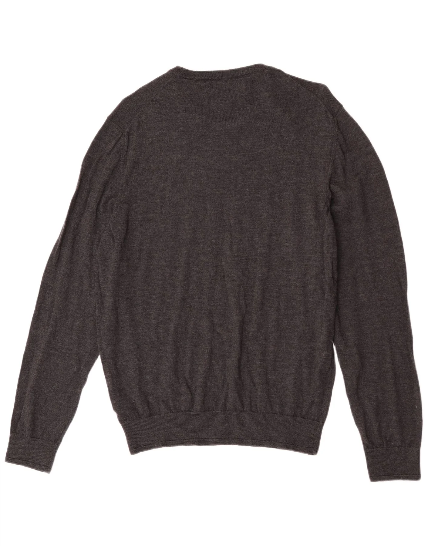 Penguin Mens Boat Neck Jumper Sweater XL Grey Merino Wool - Image 2