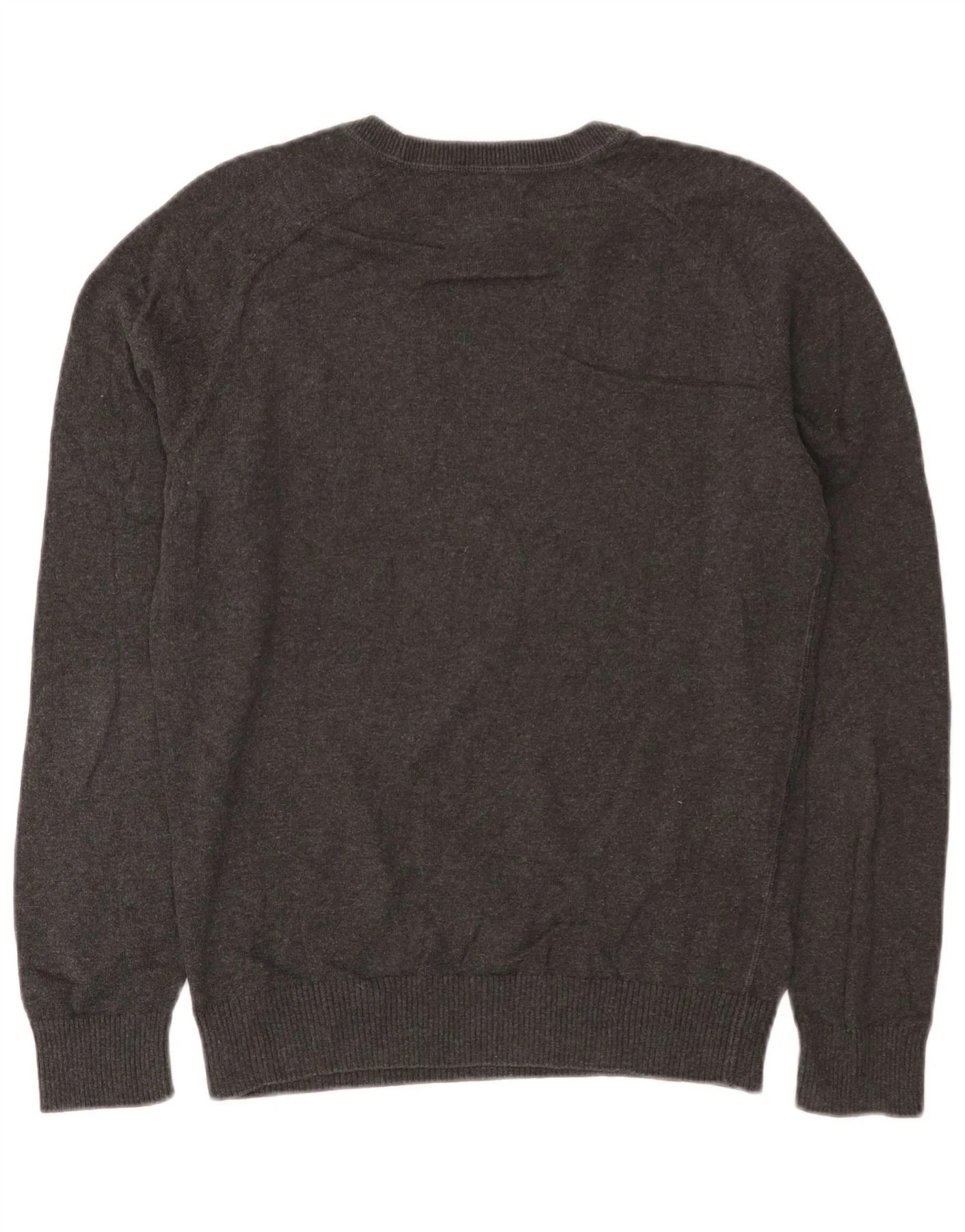 Penguin Mens Crew Neck Jumper Sweater Small Grey Cotton - Image 2