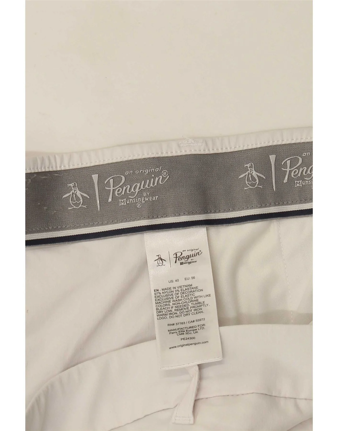 Penguin Mens Regular Chino Shorts W40 XL Beige Nylon - Image 4