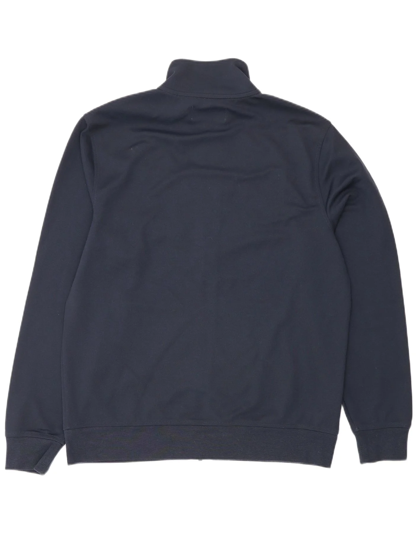 Penguin Mens Tracksuit Top Jacket Medium Navy Blue Colourblock Sports - Image 2