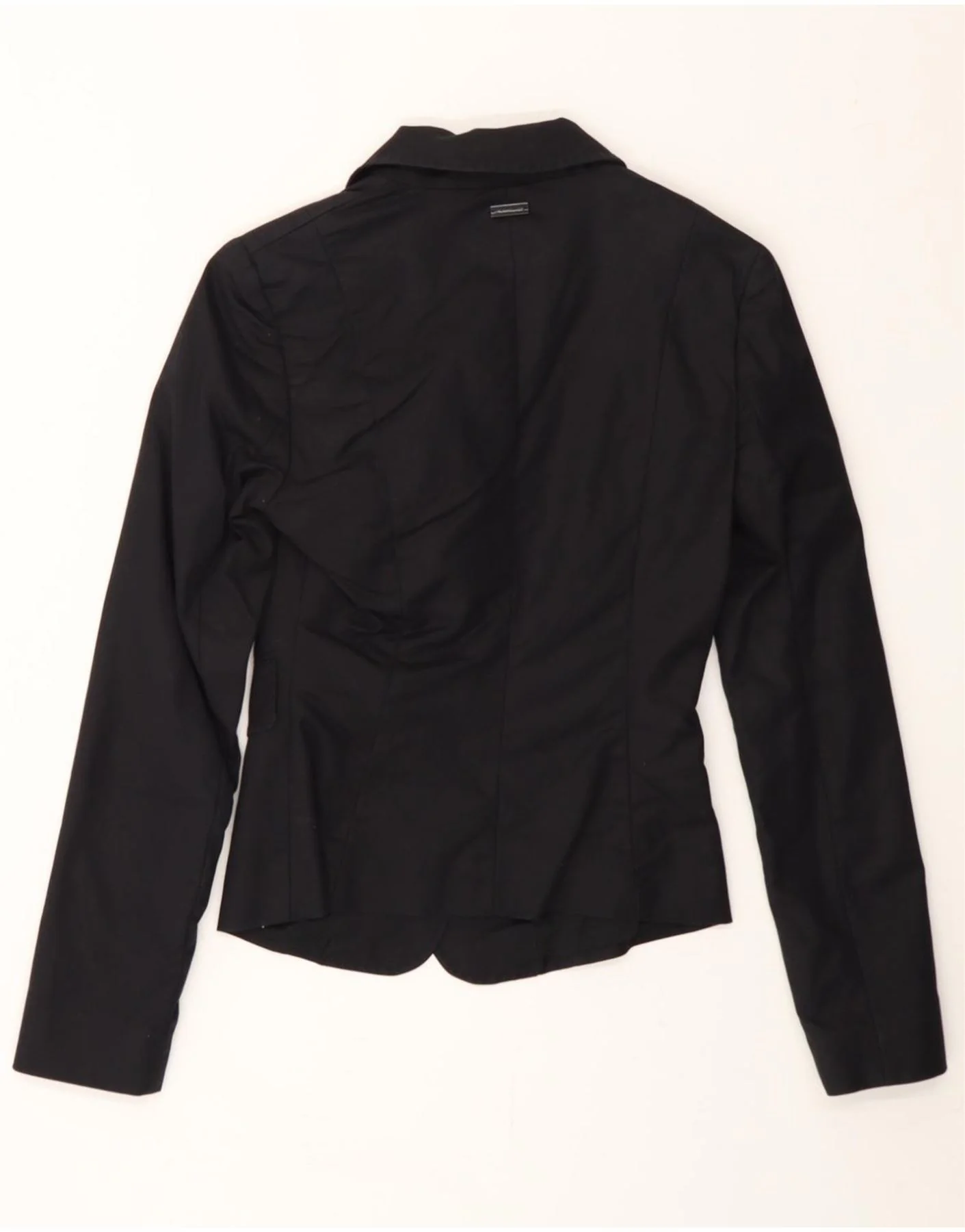 PENNY BLACK Womens 2 Button Blazer Jacket UK 6 XS  Black Cotton - Image 2