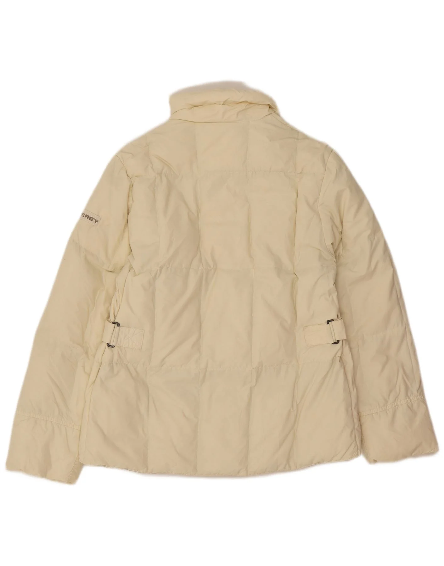 PEUTEREY Womens Padded Jacket IT 44 Medium Off White Polyamide - Image 2