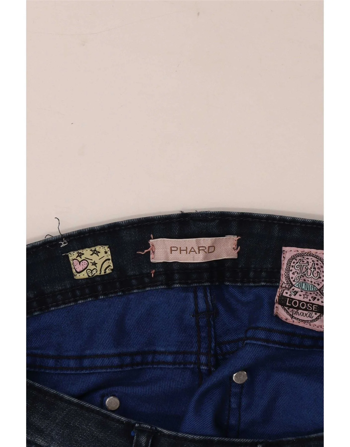 Phard Womens Loose Jeans Size 30W30 L27 Blue - Image 3