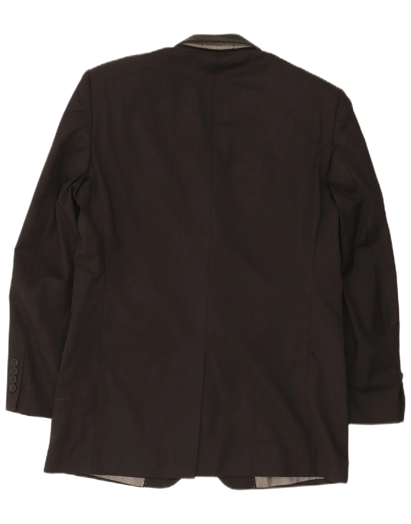 Pierre Cardin Mens 3 Button Regular Fit Blazer Jacket UK 38 Medium Black - Image 2
