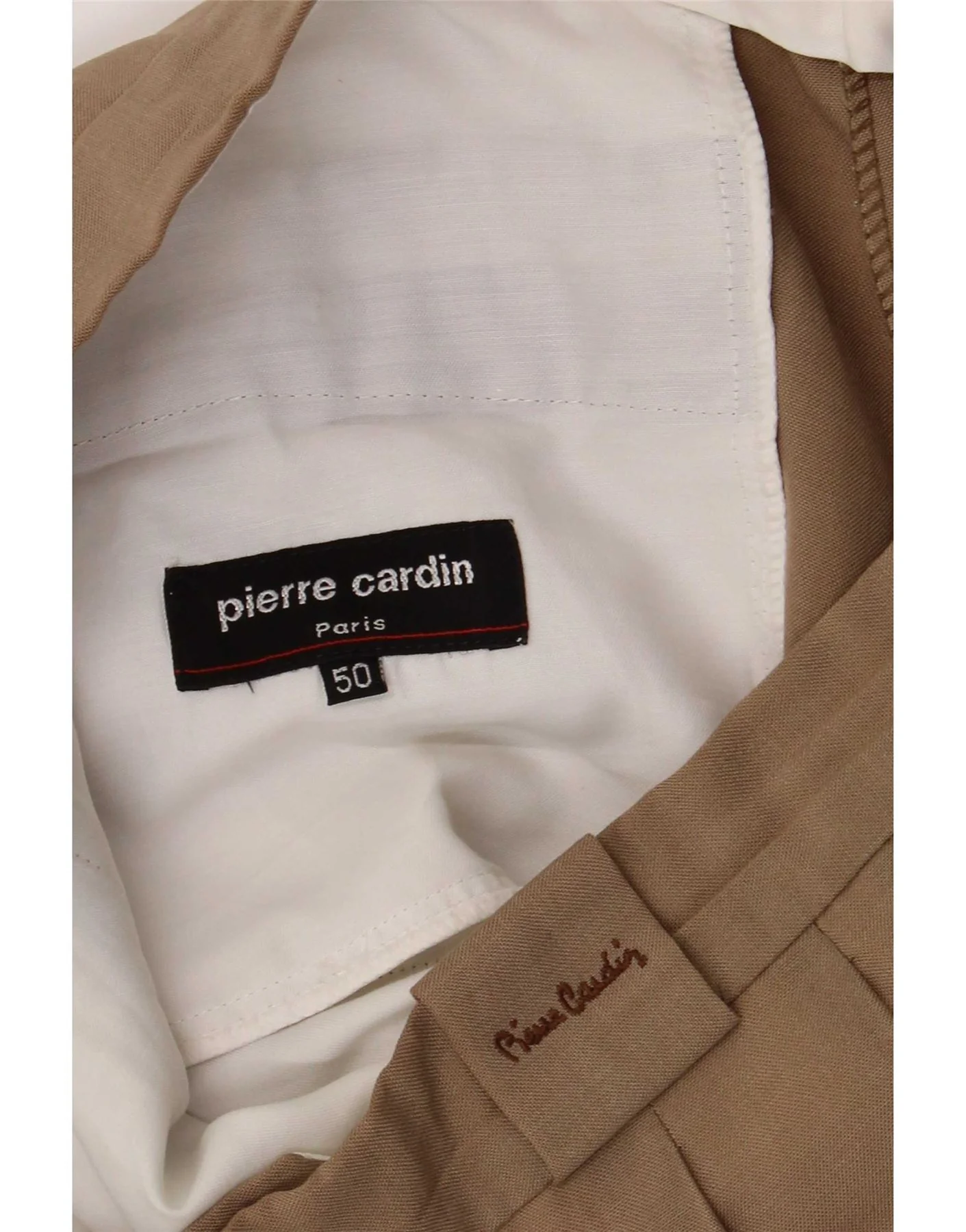 Pierre Cardin Womens Regular Casual Trousers IT 50 Large W36 L24 Brown - Image 4