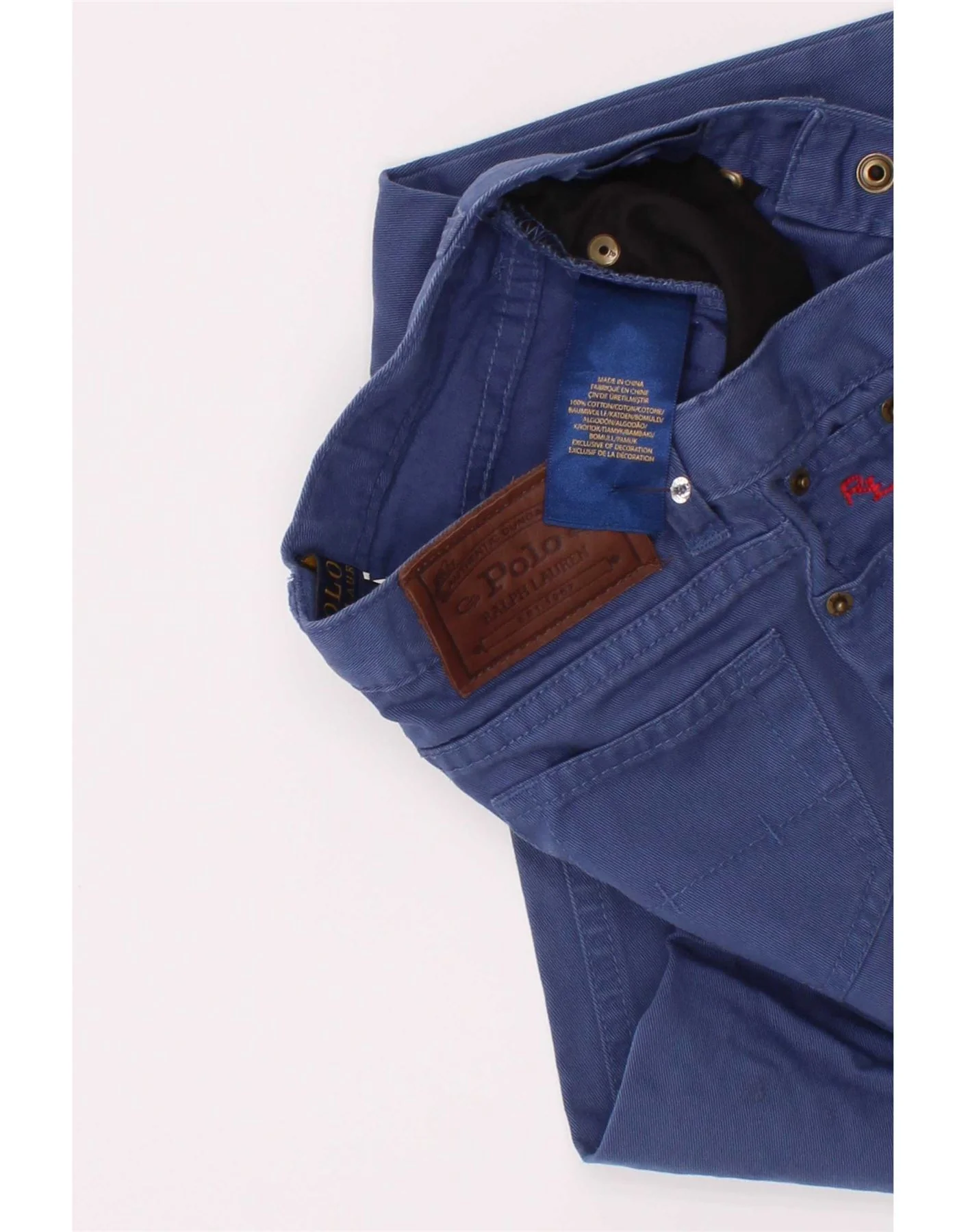 Polo Ralph Lauren Baby Boys Casual Trousers 18-24 Months W20 L14 Blue - Image 4