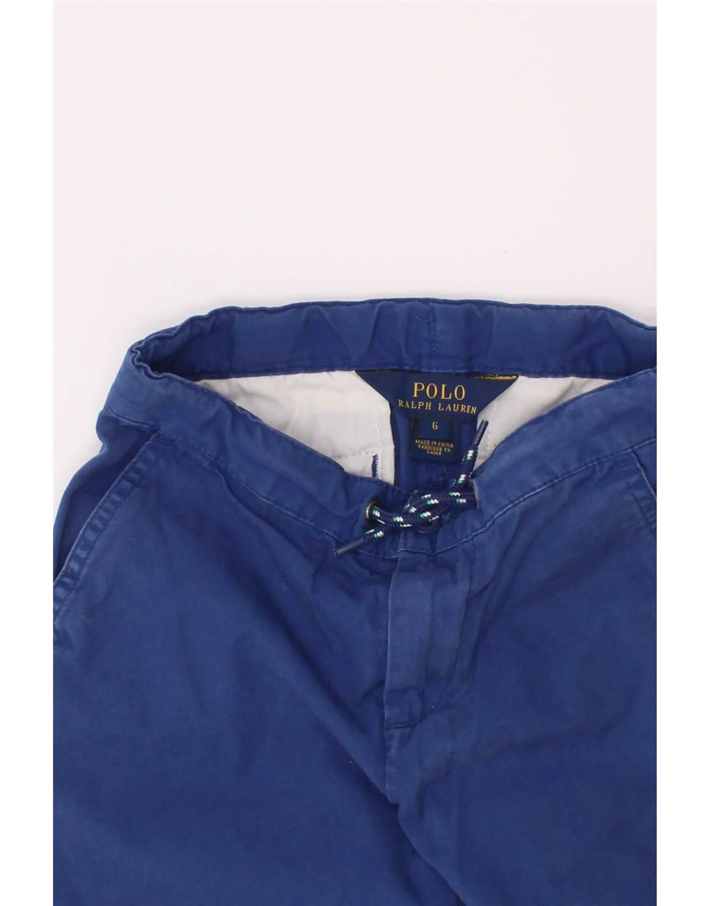 Polo Ralph Lauren Boys Chino Shorts 5-6 Years W22 Blue Cotton - Image 4