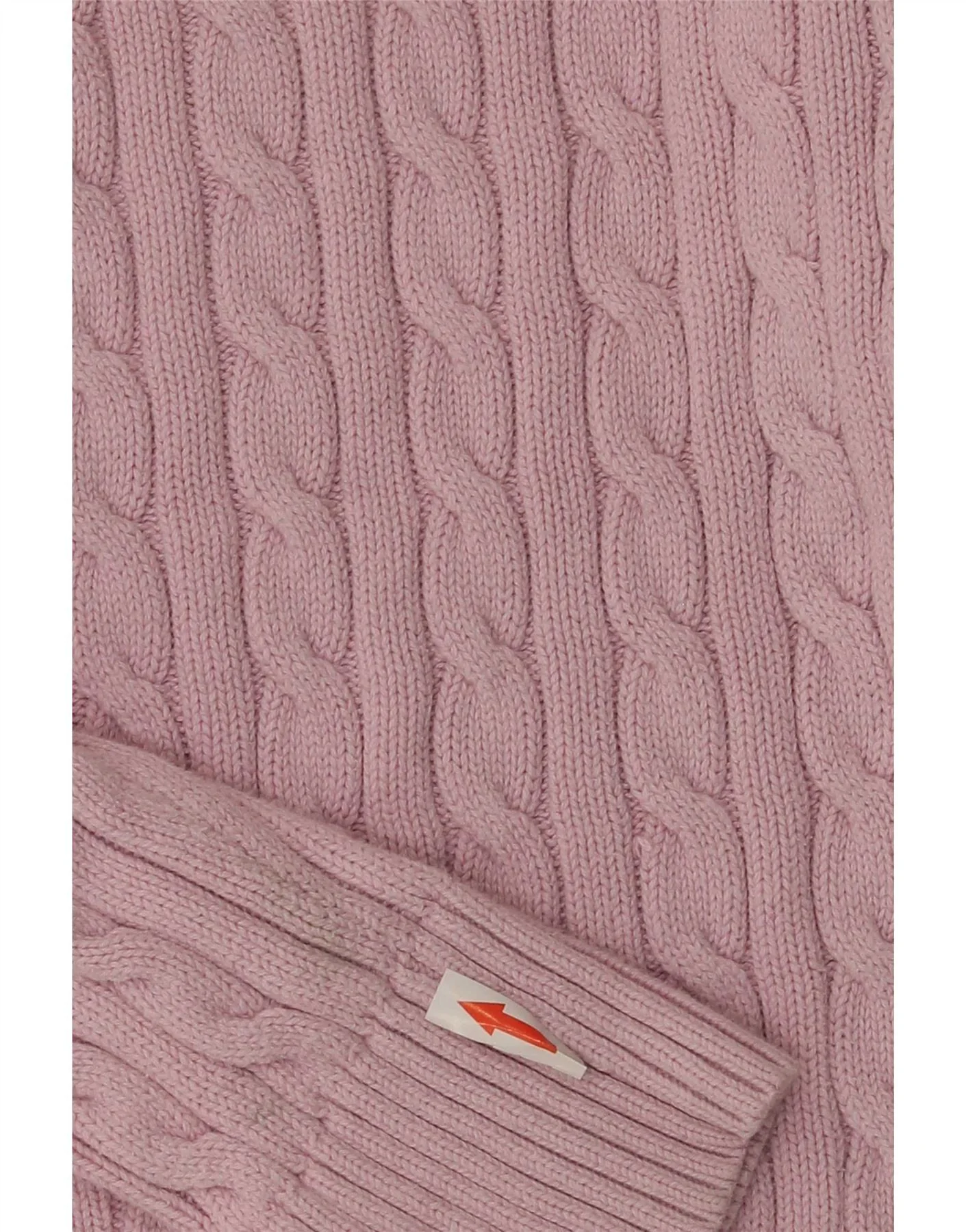 Polo Ralph Lauren Girls Crop Crew Neck Jumper Sweater 15-16 Years XL Pink - Image 3