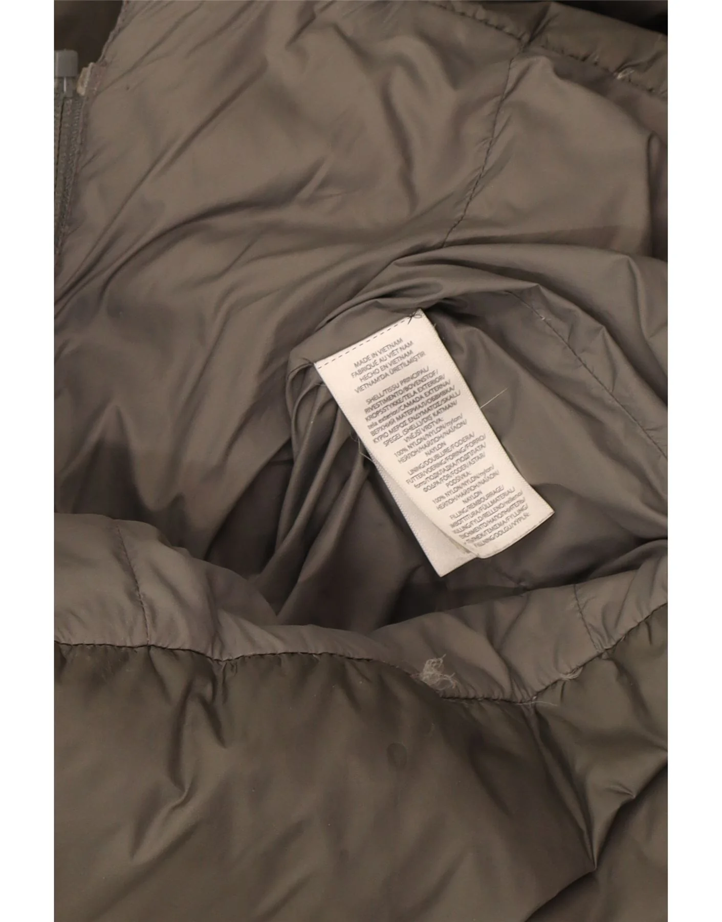 Polo Ralph Lauren Girls Hooded Padded Coat 8-9 Years Medium Khaki Nylon - Image 4