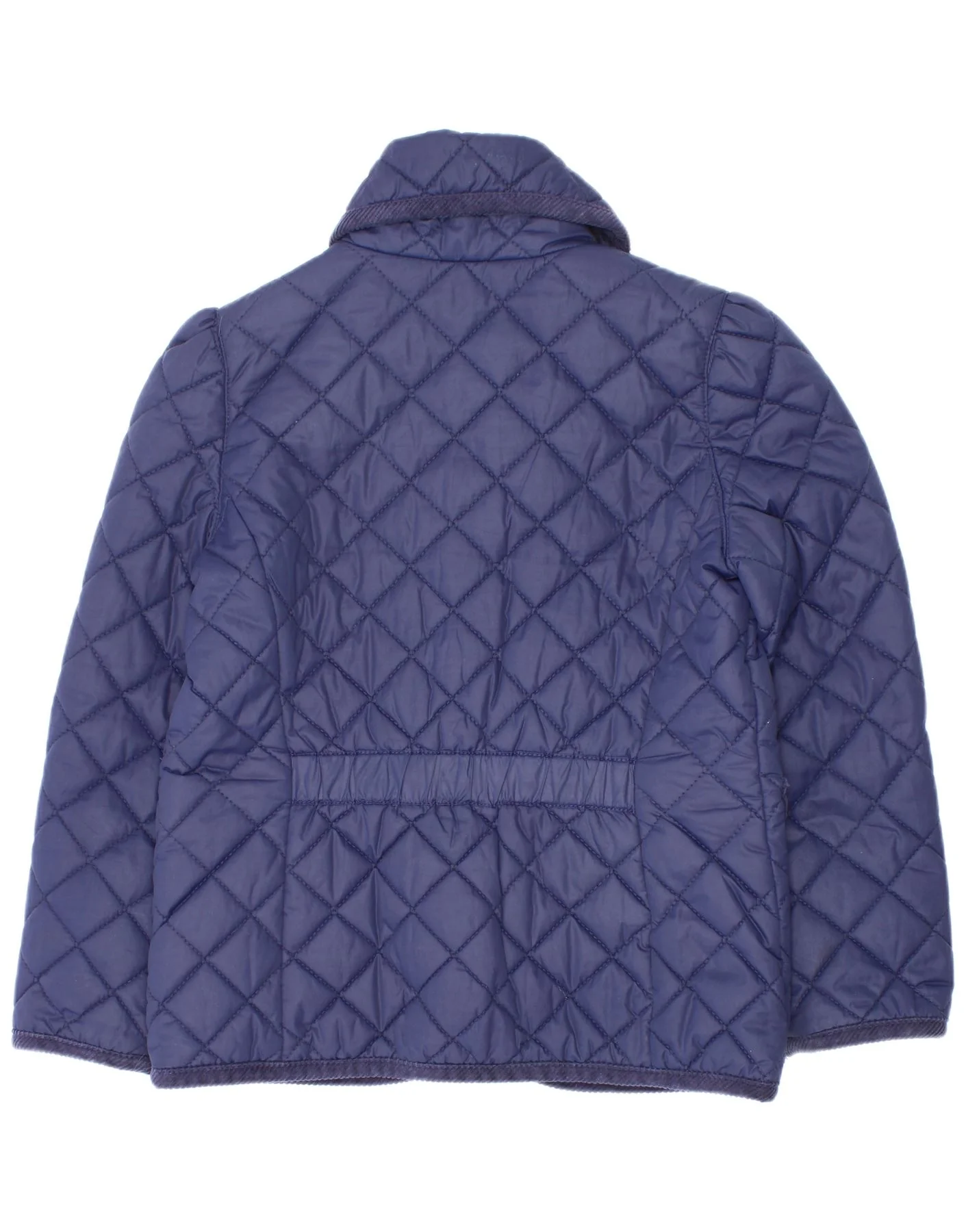 Polo Ralph Lauren Girls Quilted Jacket 5-6 Years Navy Blue Polyester - Image 2