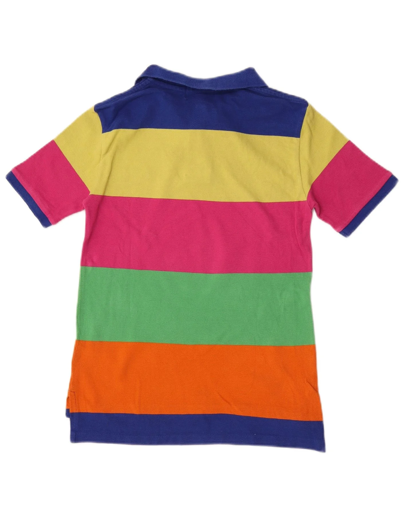 Polo Ralph Lauren Girls Shirt 10-11 Years Medium Multicoloured Striped - Image 2
