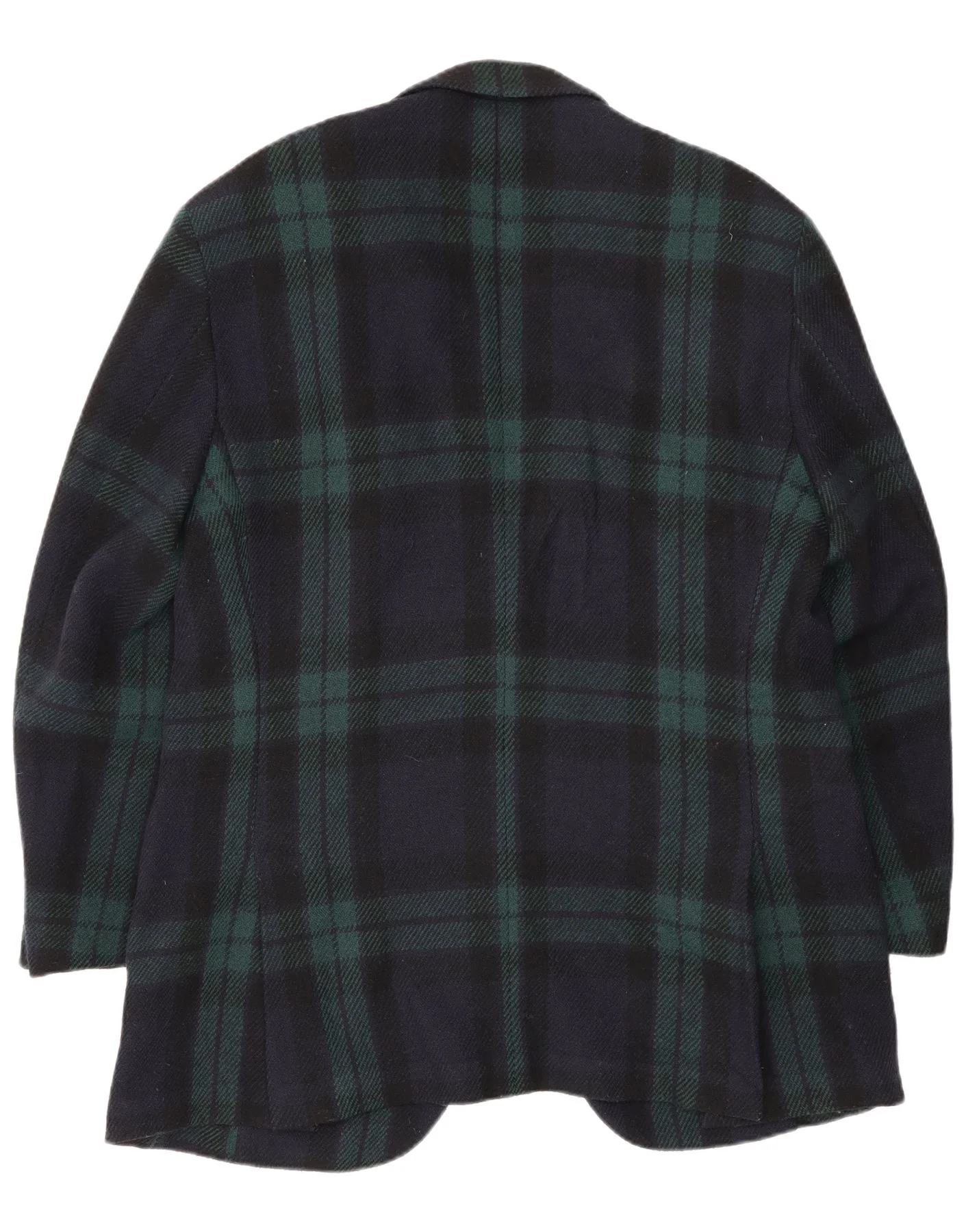 Polo Ralph Lauren Mens 3 Button Blazer Jacket EU 54 2XL Navy Blue Plaid - Image 2